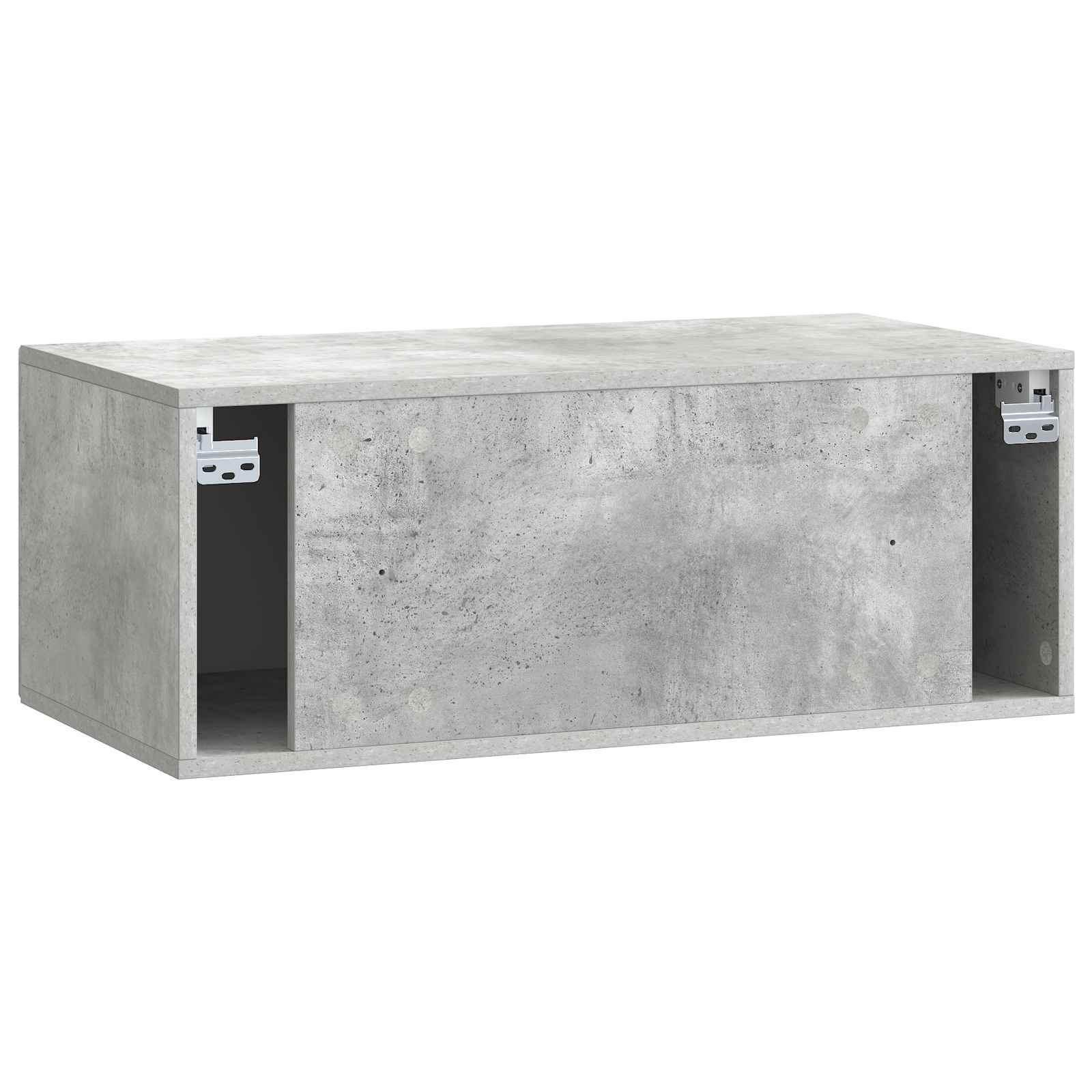 Meuble TV mural Gris béton 78,5 x 41 x 30 cm Bois d'ingénierie - XIOS