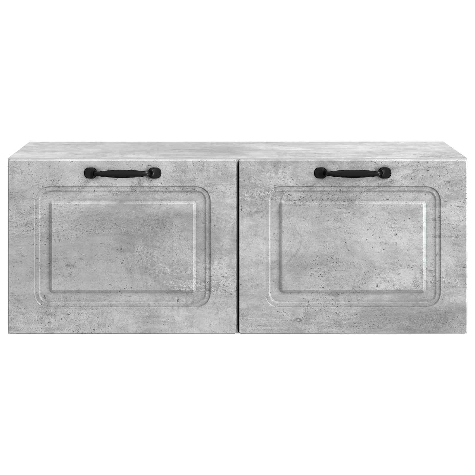 Meuble TV mural Gris béton 78,5 x 41 x 30 cm Bois d'ingénierie - XIOS