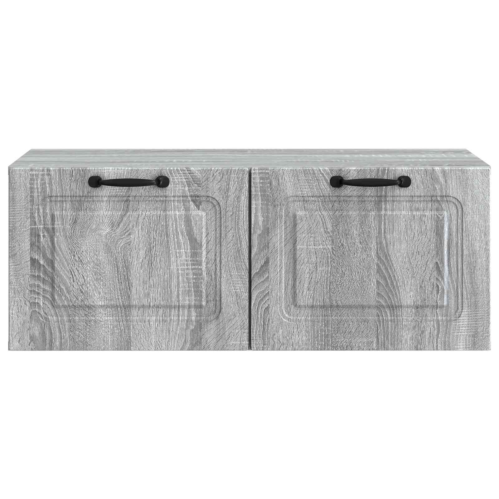 Meuble TV mural Sonoma gris 78,5 x 41 x 30 cm Bois d'ingénierie - XIOS