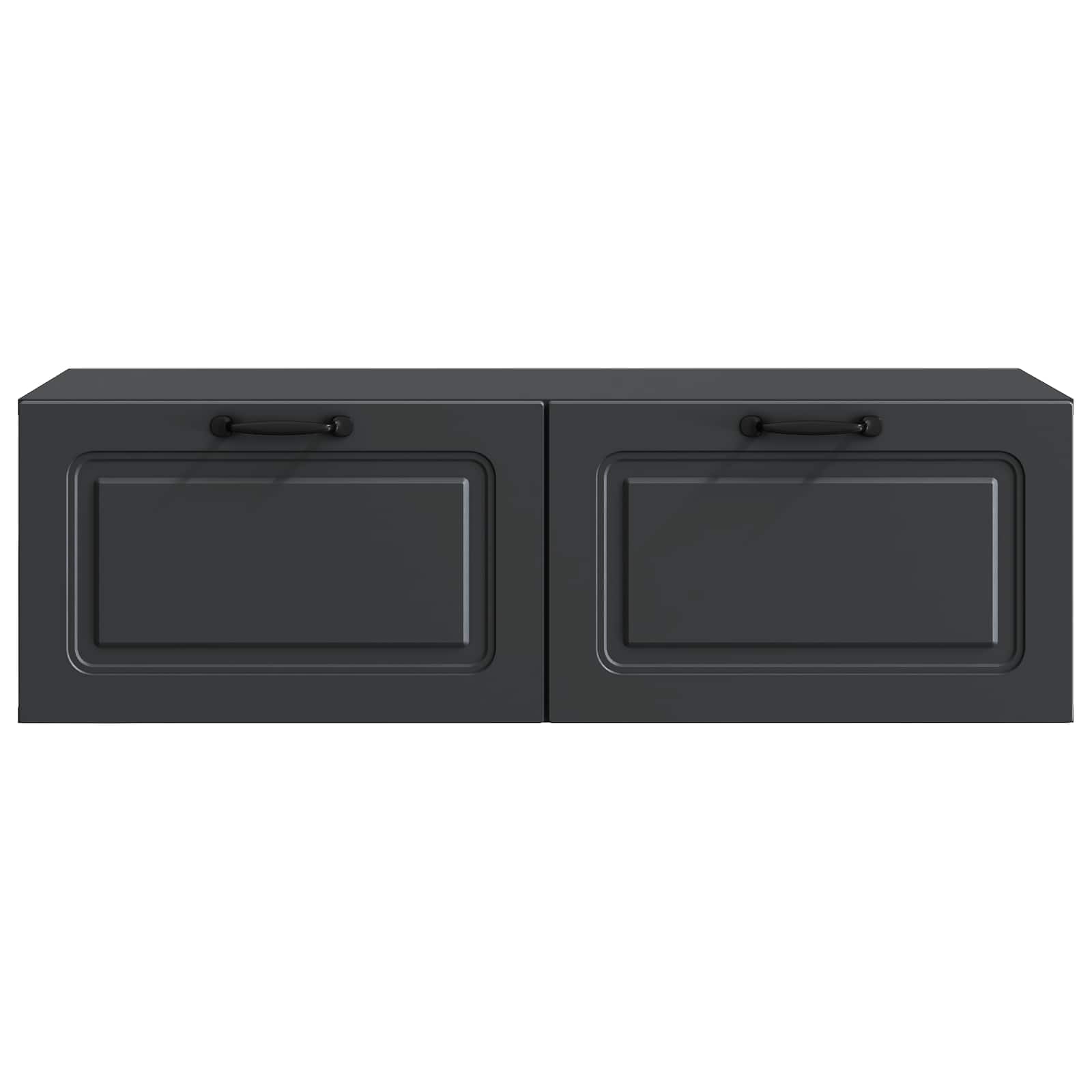 Meuble TV mural Noir 98 x 41 x 30 cm Bois d'ingénierie - XIOS