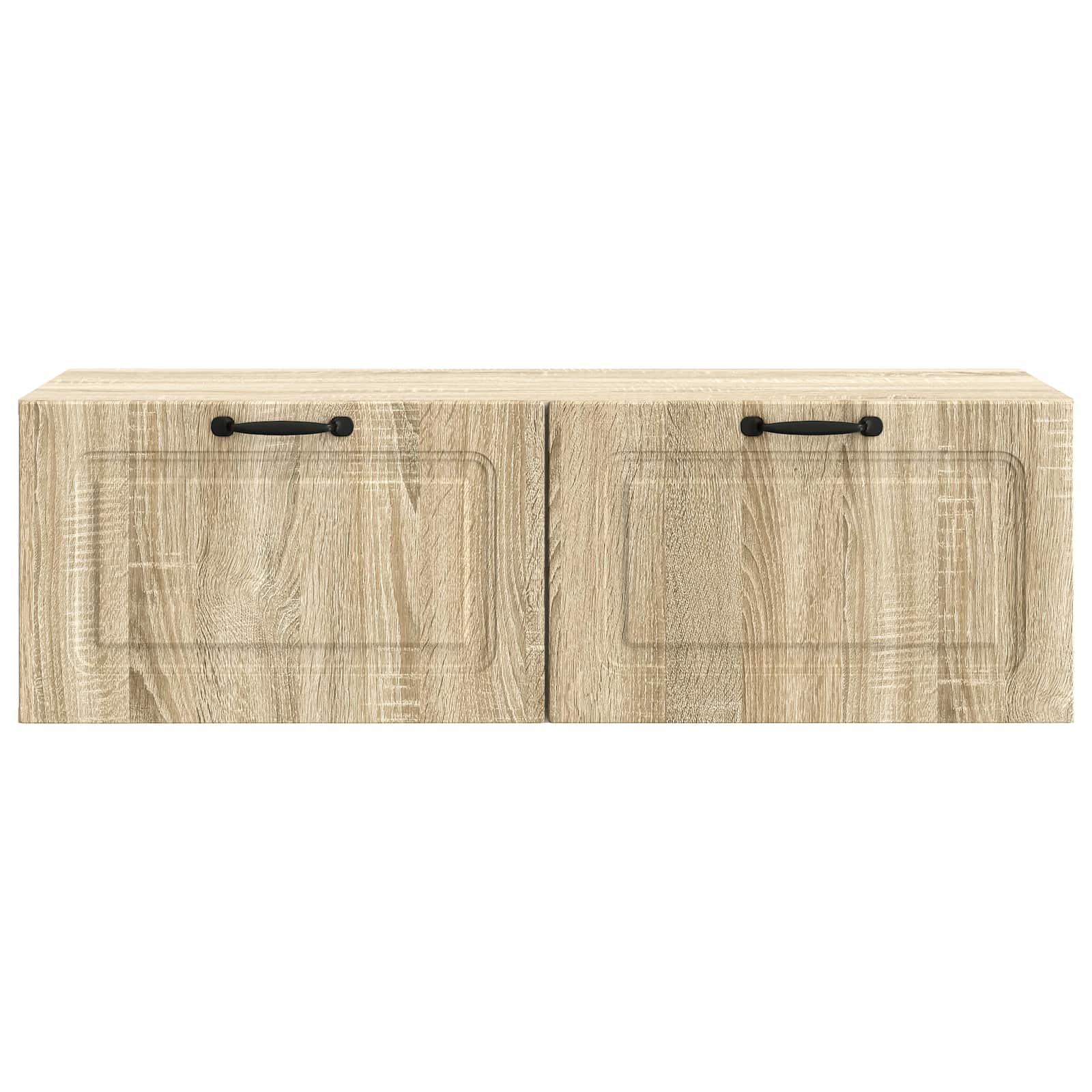 Meuble TV mural Chêne Sonoma 98 x 41 x 30 cm Bois d'ingénierie - XIOS