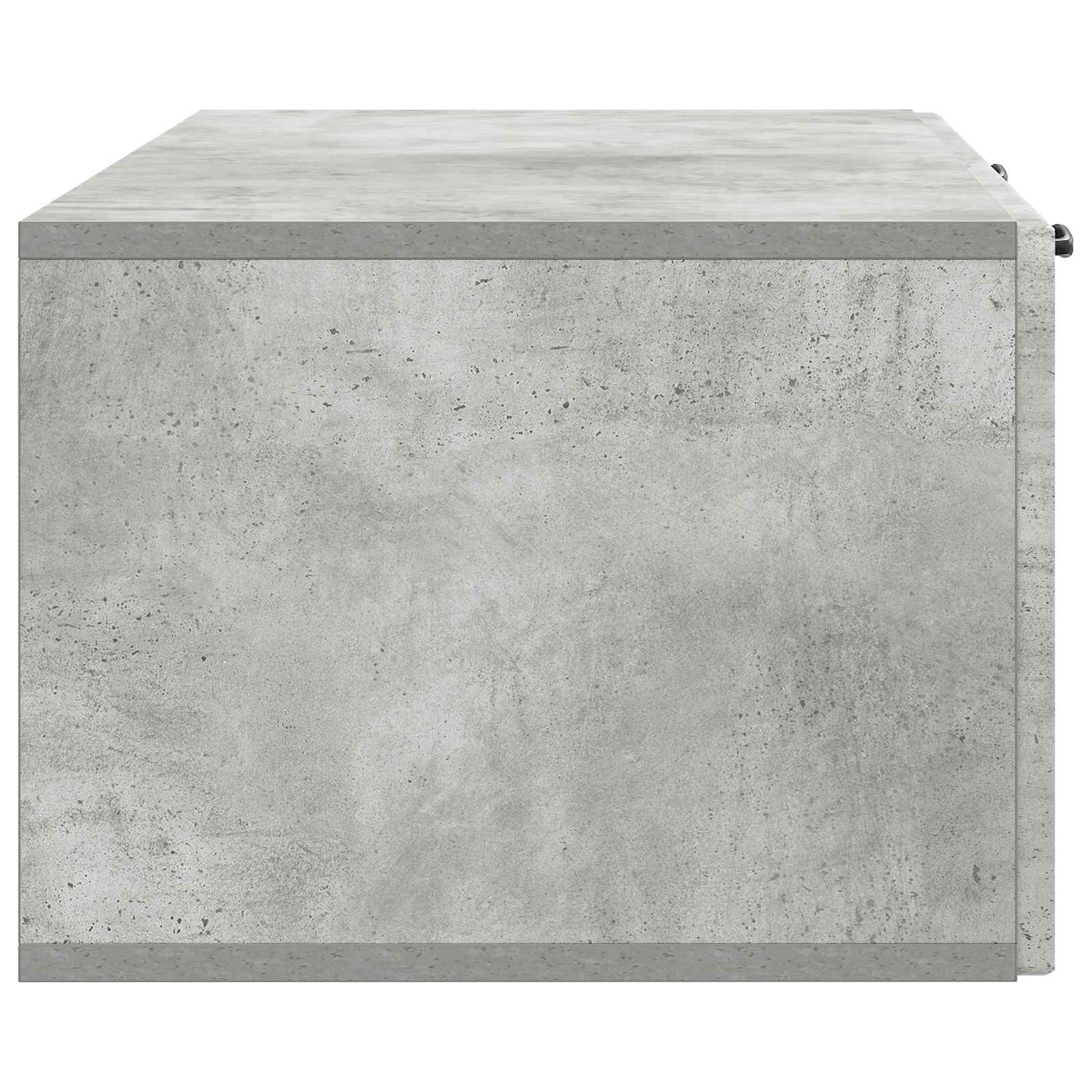 Meuble TV mural Gris béton 98 x 41 x 30 cm Bois d'ingénierie - XIOS