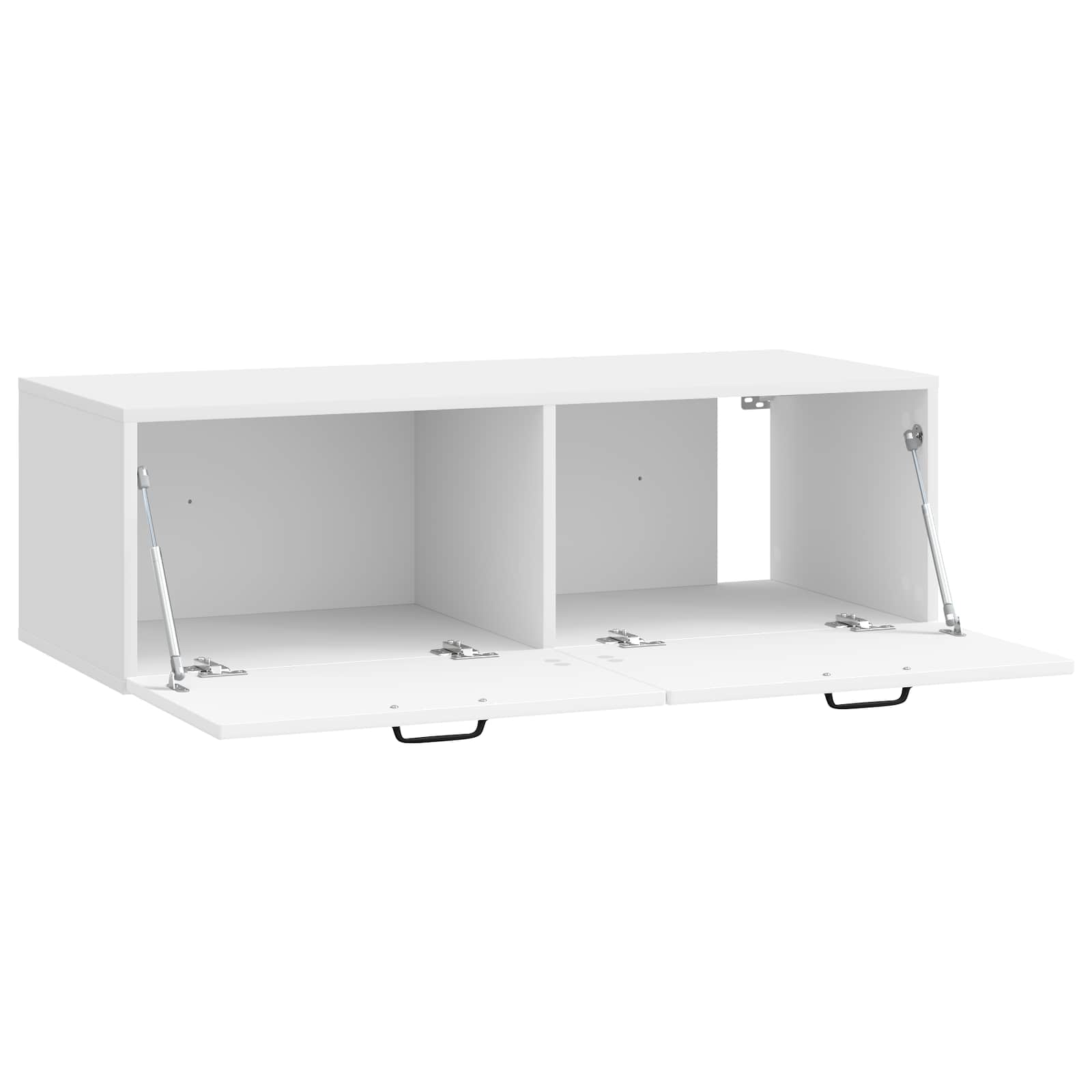 Meuble TV mural Montage mural Blanc brillant 98 x 41 x 30 cm - XIOS