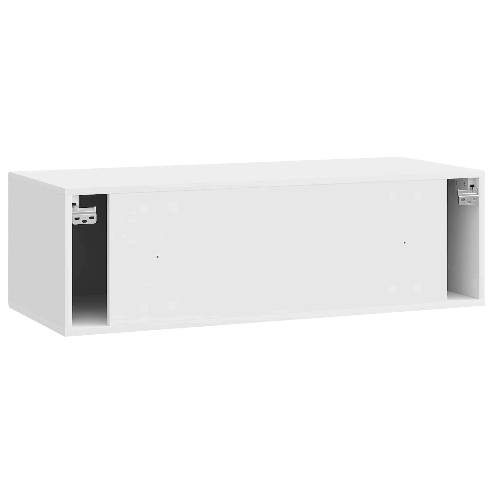 Meuble TV mural Montage mural Blanc brillant 98 x 41 x 30 cm - XIOS