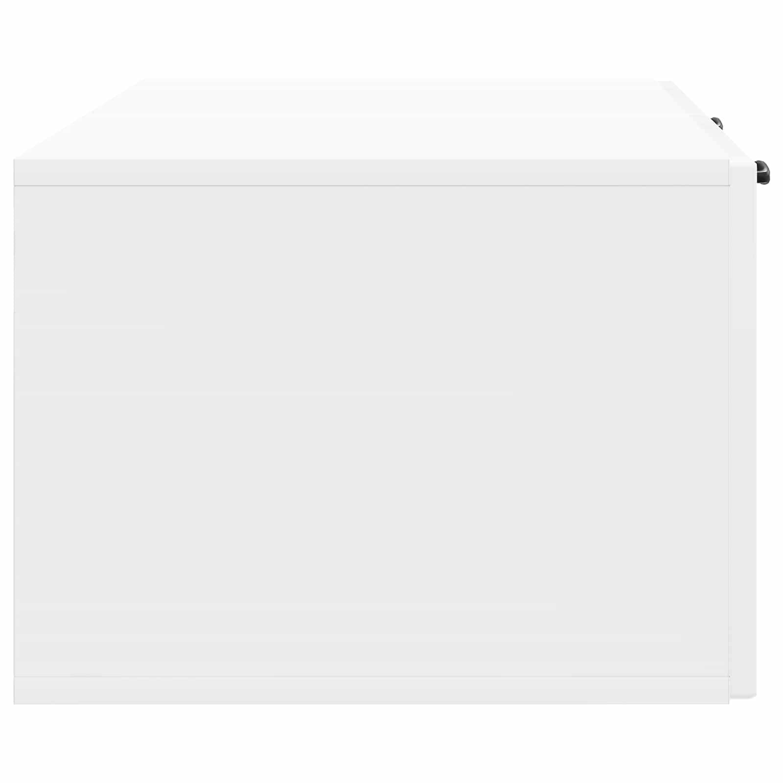 Meuble TV mural Montage mural Blanc brillant 98 x 41 x 30 cm - XIOS