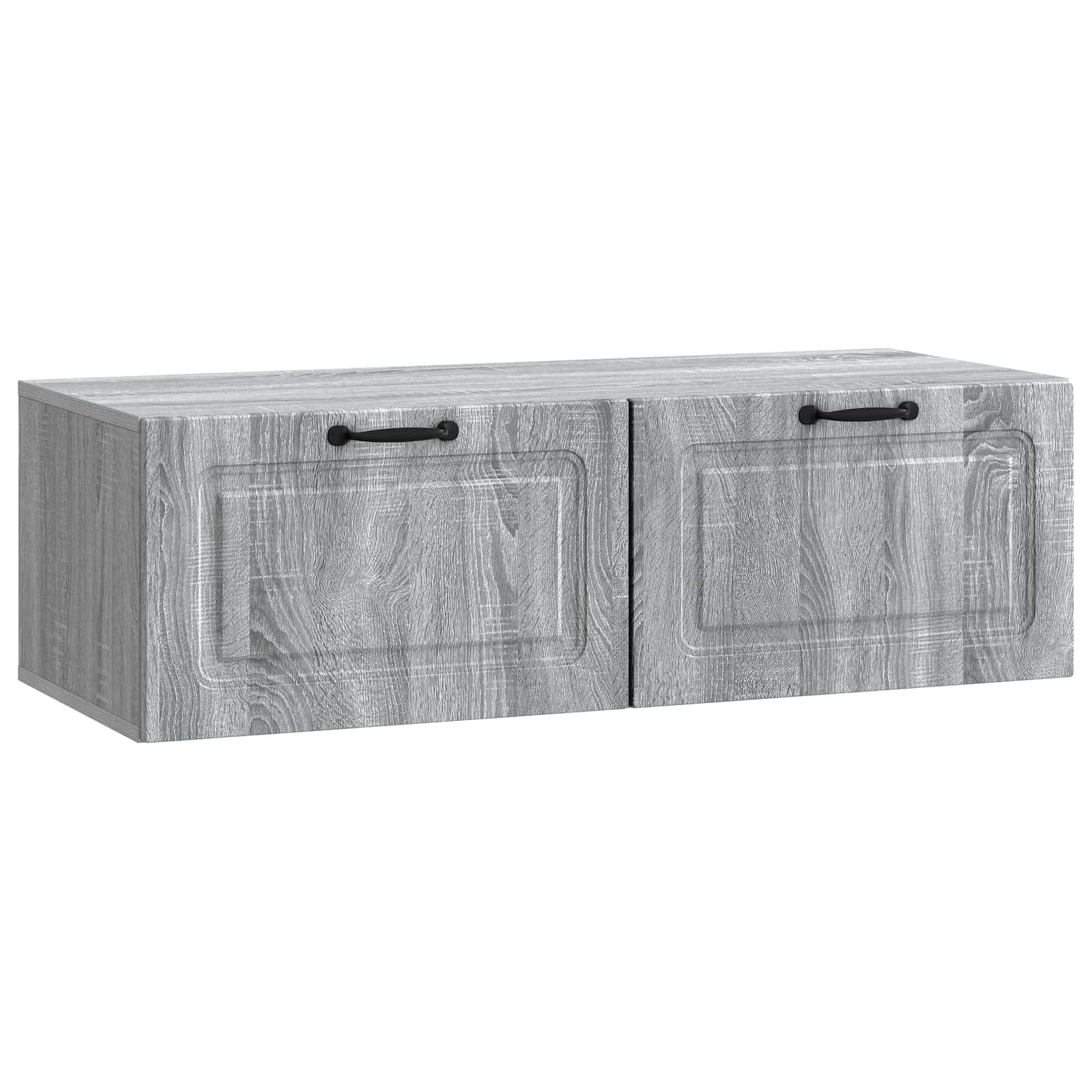 Meuble TV mural Sonoma gris 98 x 41 x 30 cm Bois d'ingénierie - XIOS