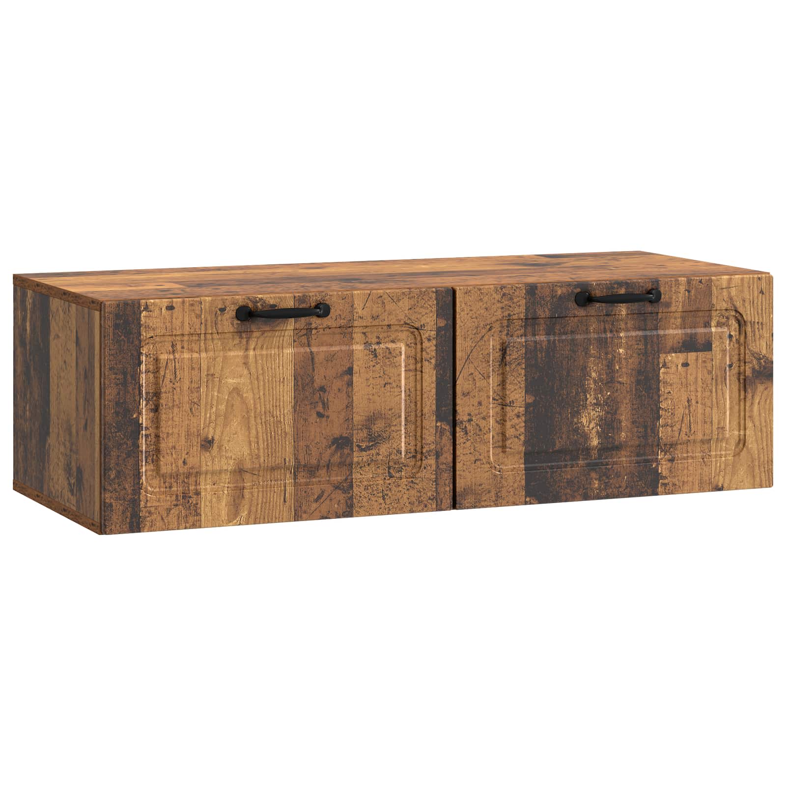 Meuble TV mural Bois ancien 98 x 41 x 30 cm Bois d'ingénierie - XIOS