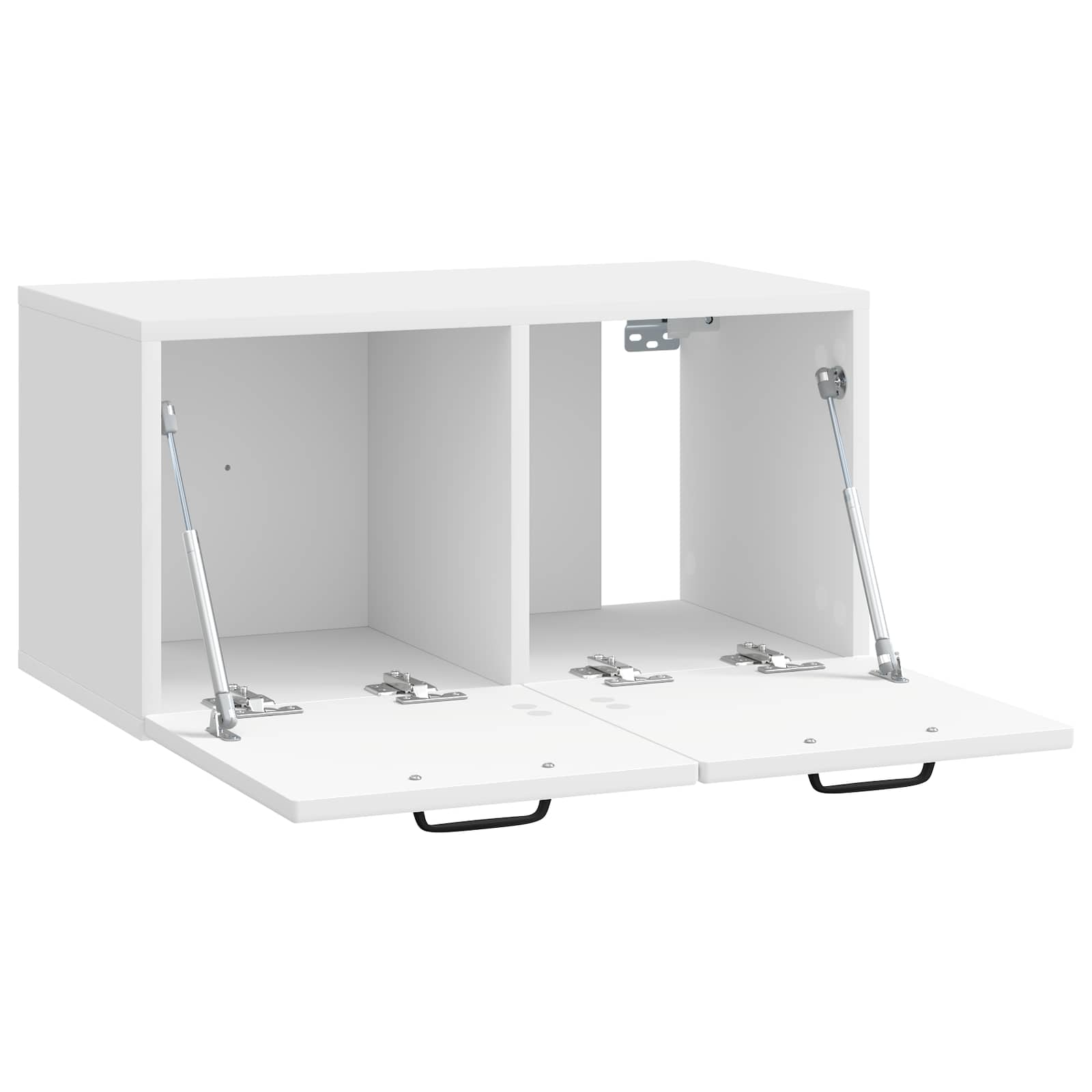 Meuble TV mural Montage mural Blanc brillant 59,5 x 31 x 30 cm - XIOS