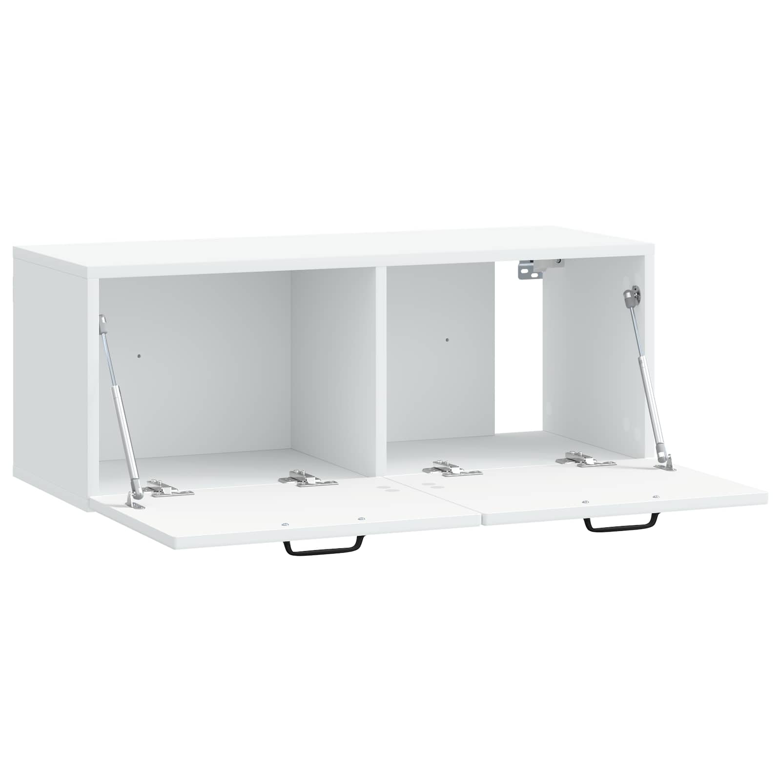 Meuble TV mural Blanc 78,5 x 31 x 30 cm Bois d'ingénierie - XIOS