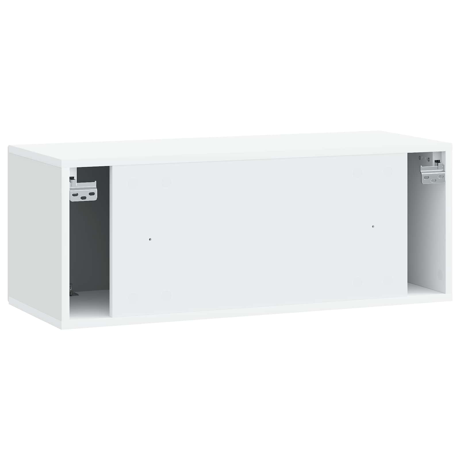 Meuble TV mural Blanc 78,5 x 31 x 30 cm Bois d'ingénierie - XIOS