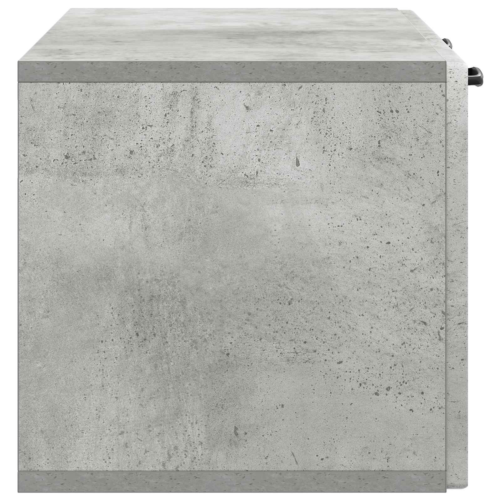 Meuble TV mural Gris béton 78,5 x 31 x 30 cm Bois d'ingénierie - XIOS