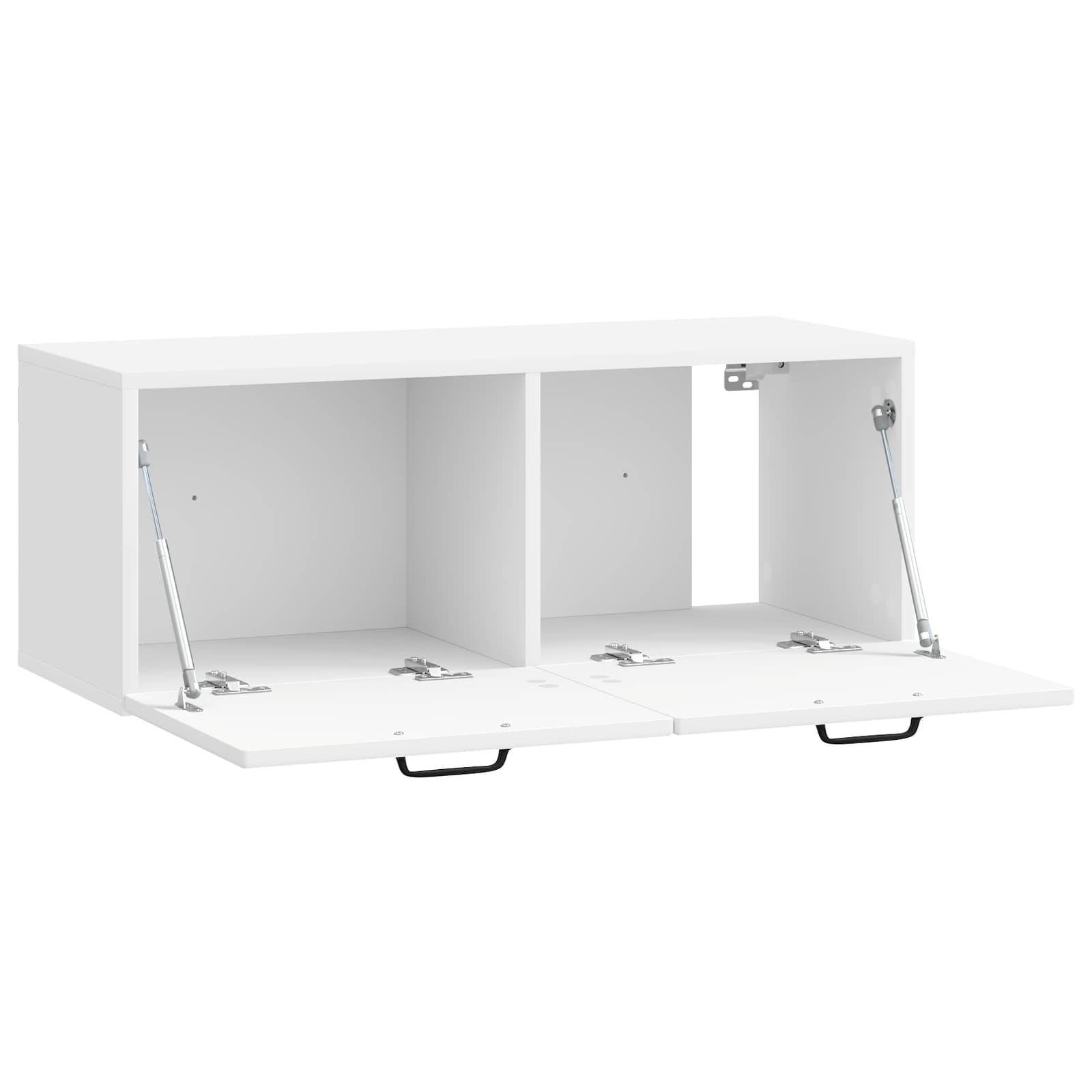 Meuble TV mural Montage mural Blanc brillant 78,5 x 31 x 30 cm - XIOS