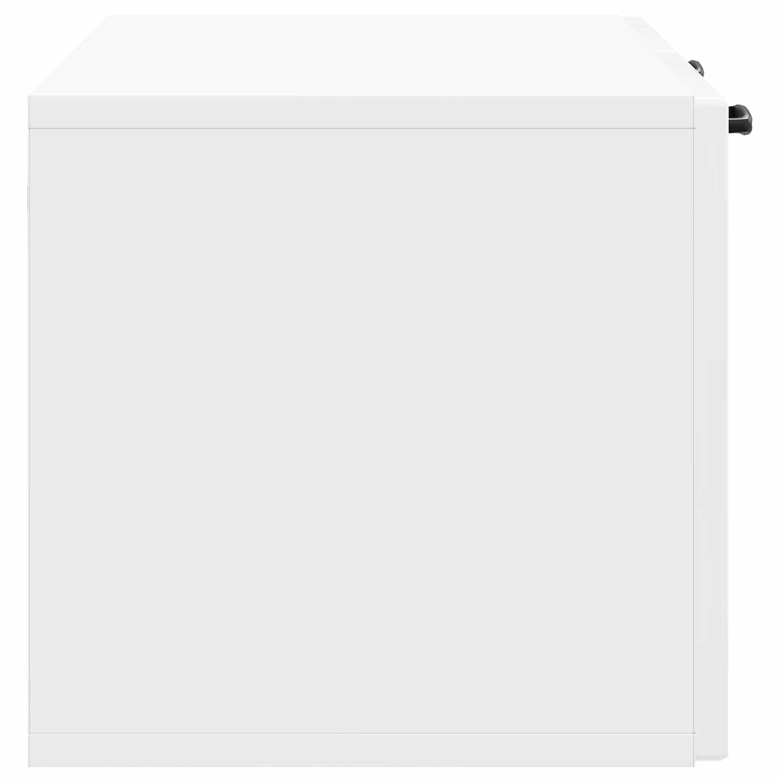 Meuble TV mural Montage mural Blanc brillant 78,5 x 31 x 30 cm - XIOS