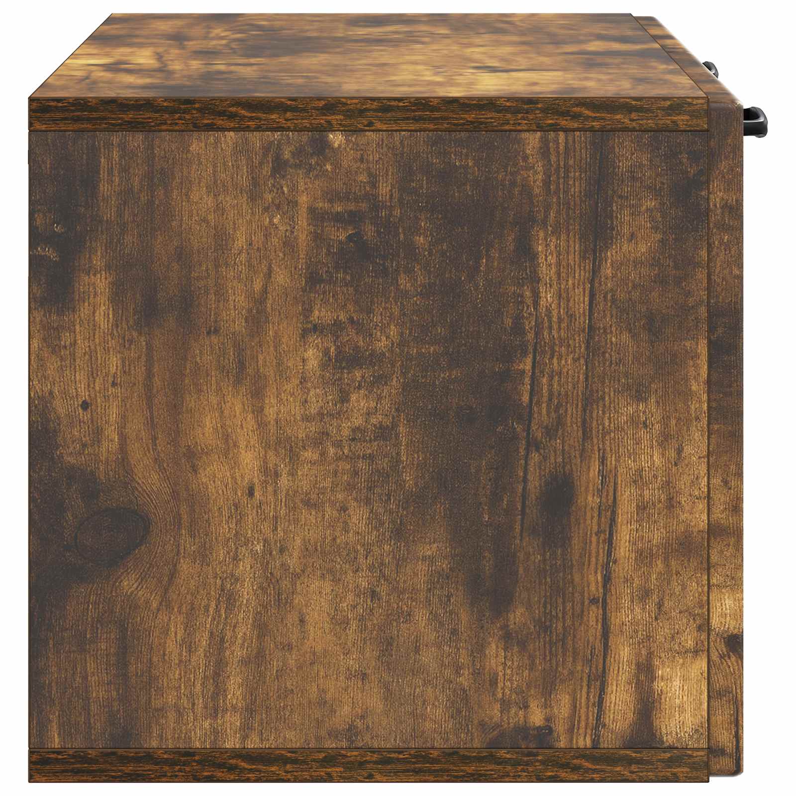 Meuble TV mural Chêne fumé 78,5 x 31 x 30 cm Bois d'ingénierie - XIOS