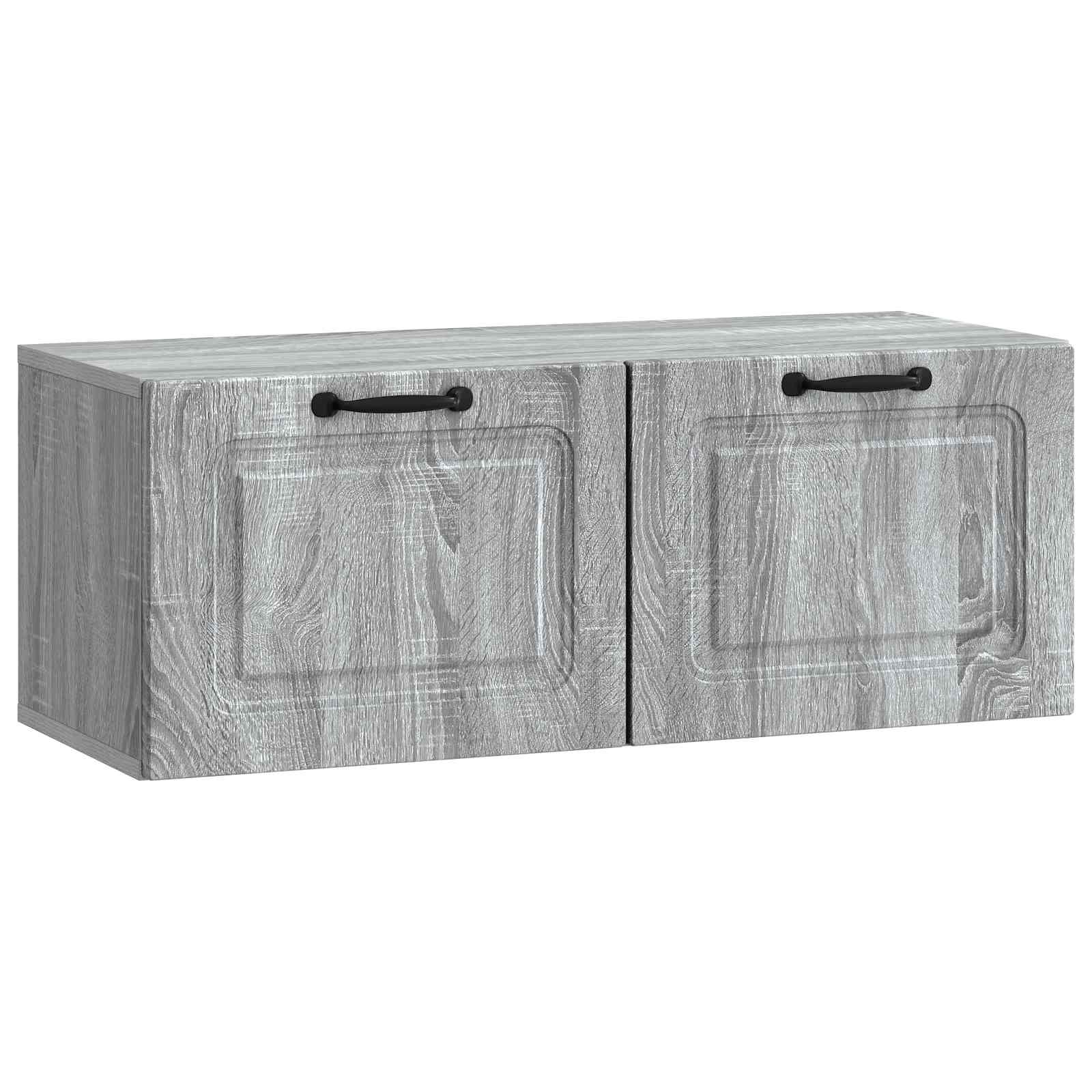 Meuble TV mural Sonoma gris 78,5 x 31 x 30 cm Bois d'ingénierie - XIOS