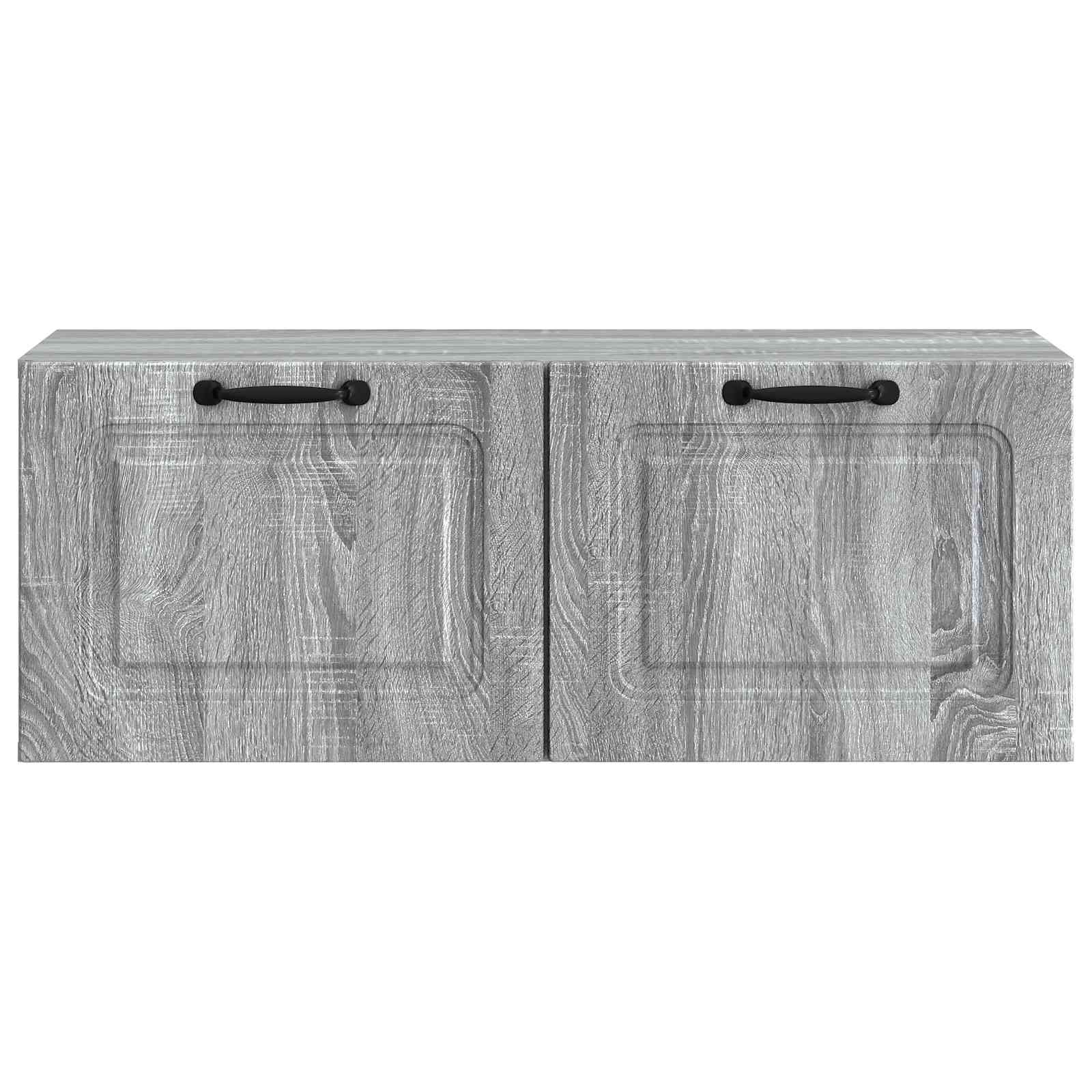 Meuble TV mural Sonoma gris 78,5 x 31 x 30 cm Bois d'ingénierie - XIOS