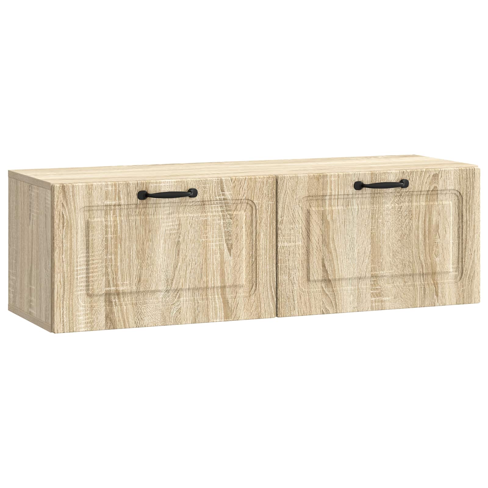 Meuble TV mural Chêne Sonoma 98 x 31 x 30 cm Bois d'ingénierie - XIOS