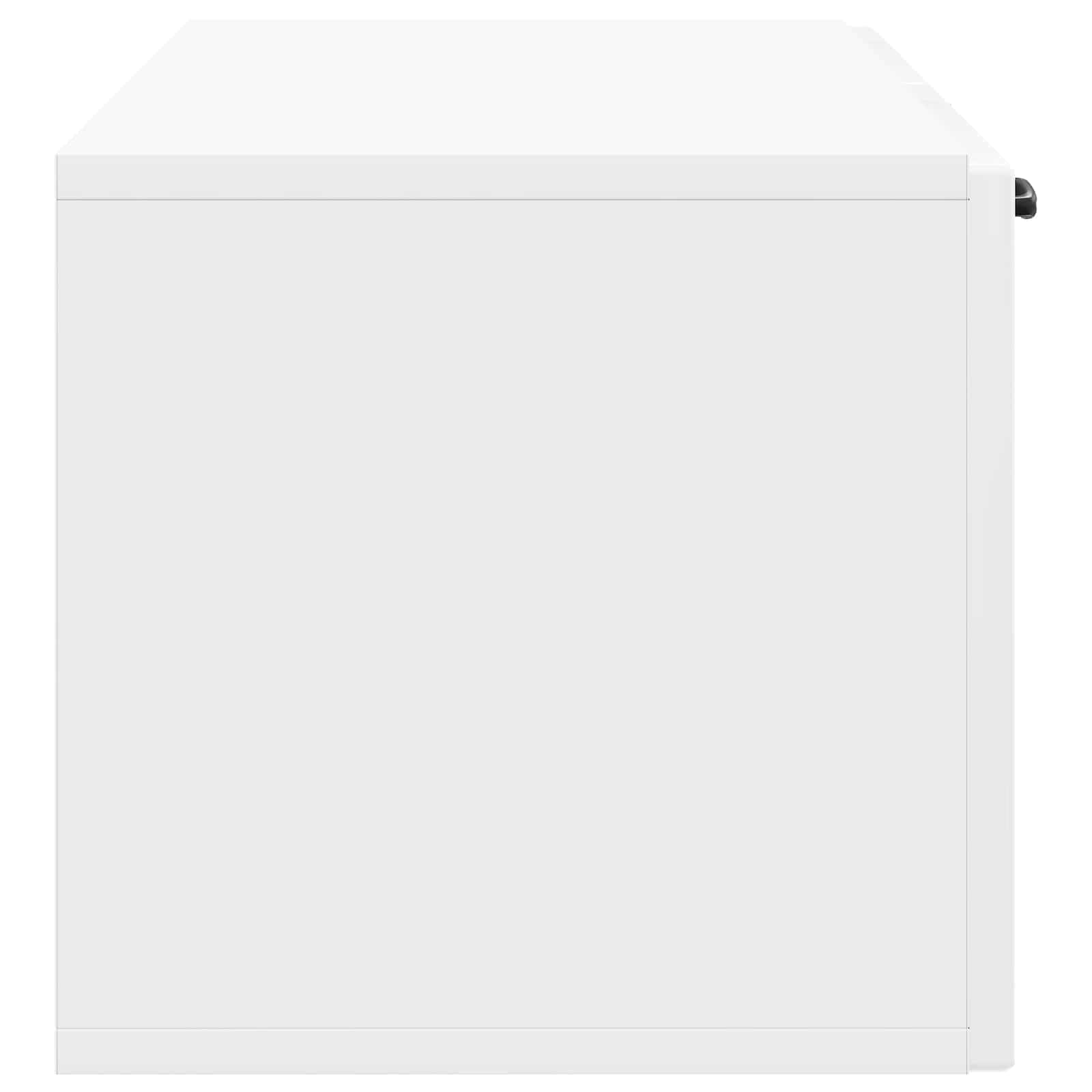 Meuble TV mural Montage mural Blanc brillant 98 x 31 x 30 cm - XIOS