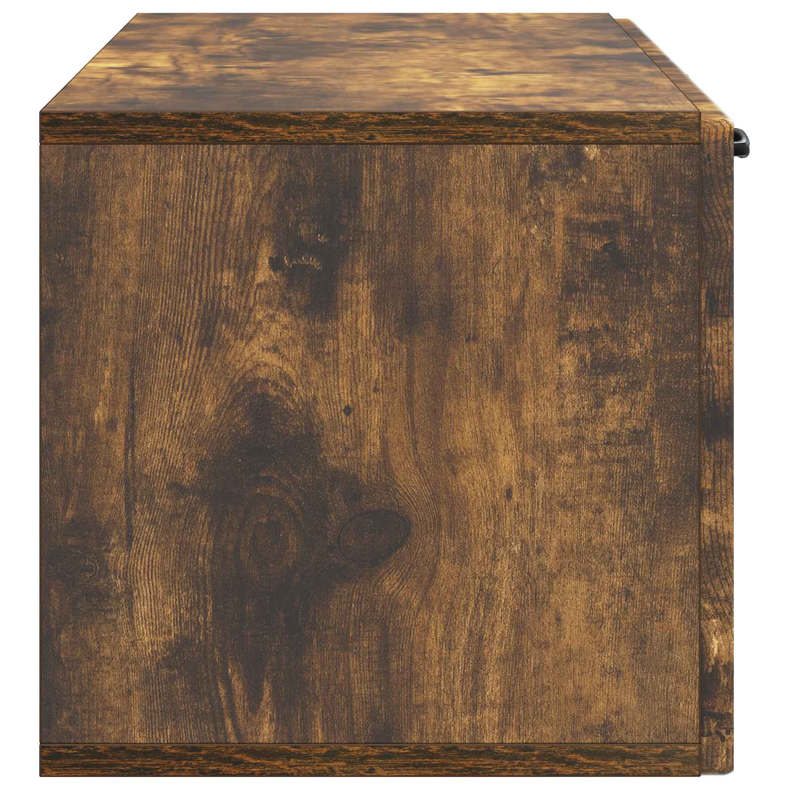 Meuble TV mural Chêne fumé 98 x 31 x 30 cm Bois d'ingénierie - XIOS