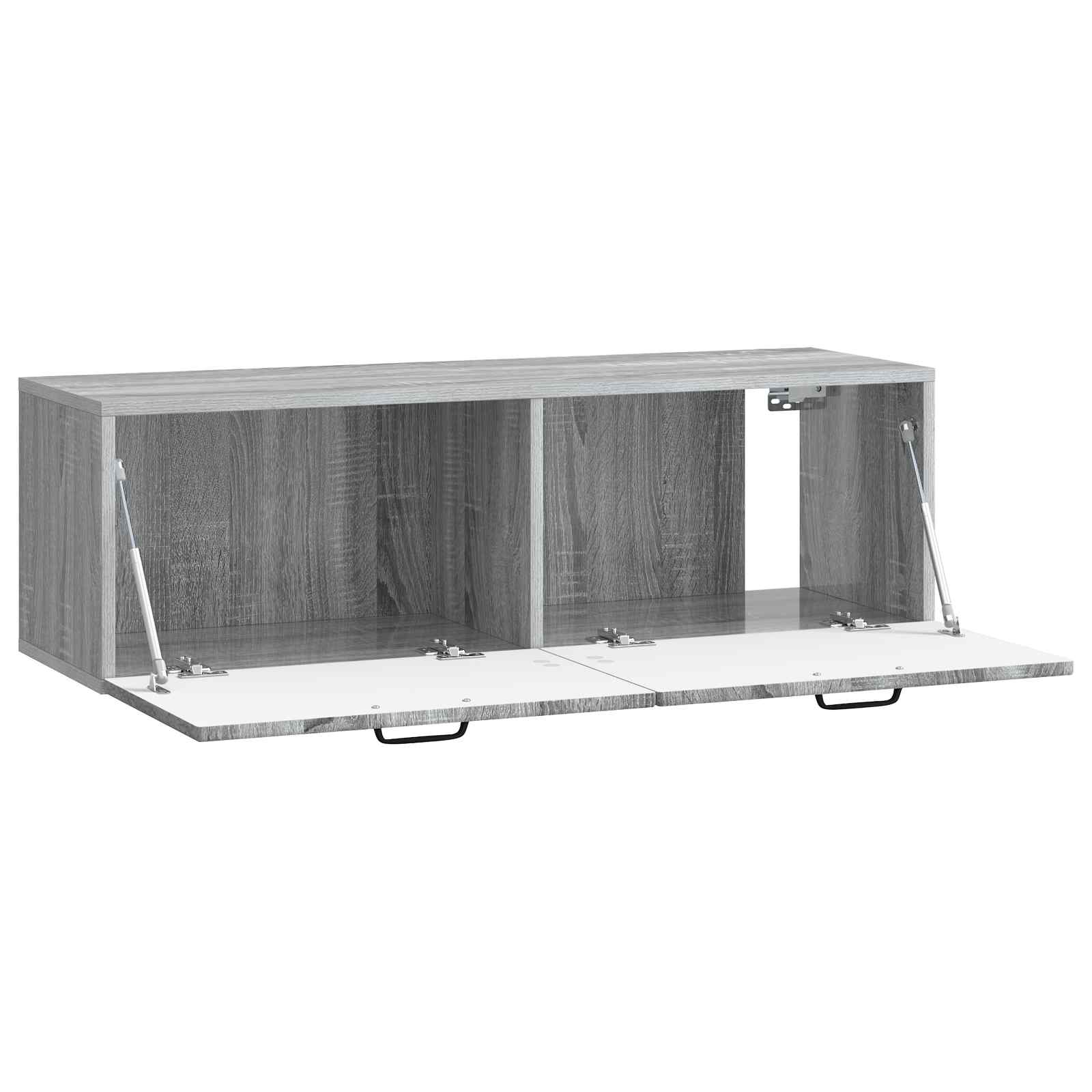Meuble TV mural Sonoma gris 98 x 31 x 30 cm Bois d'ingénierie - XIOS