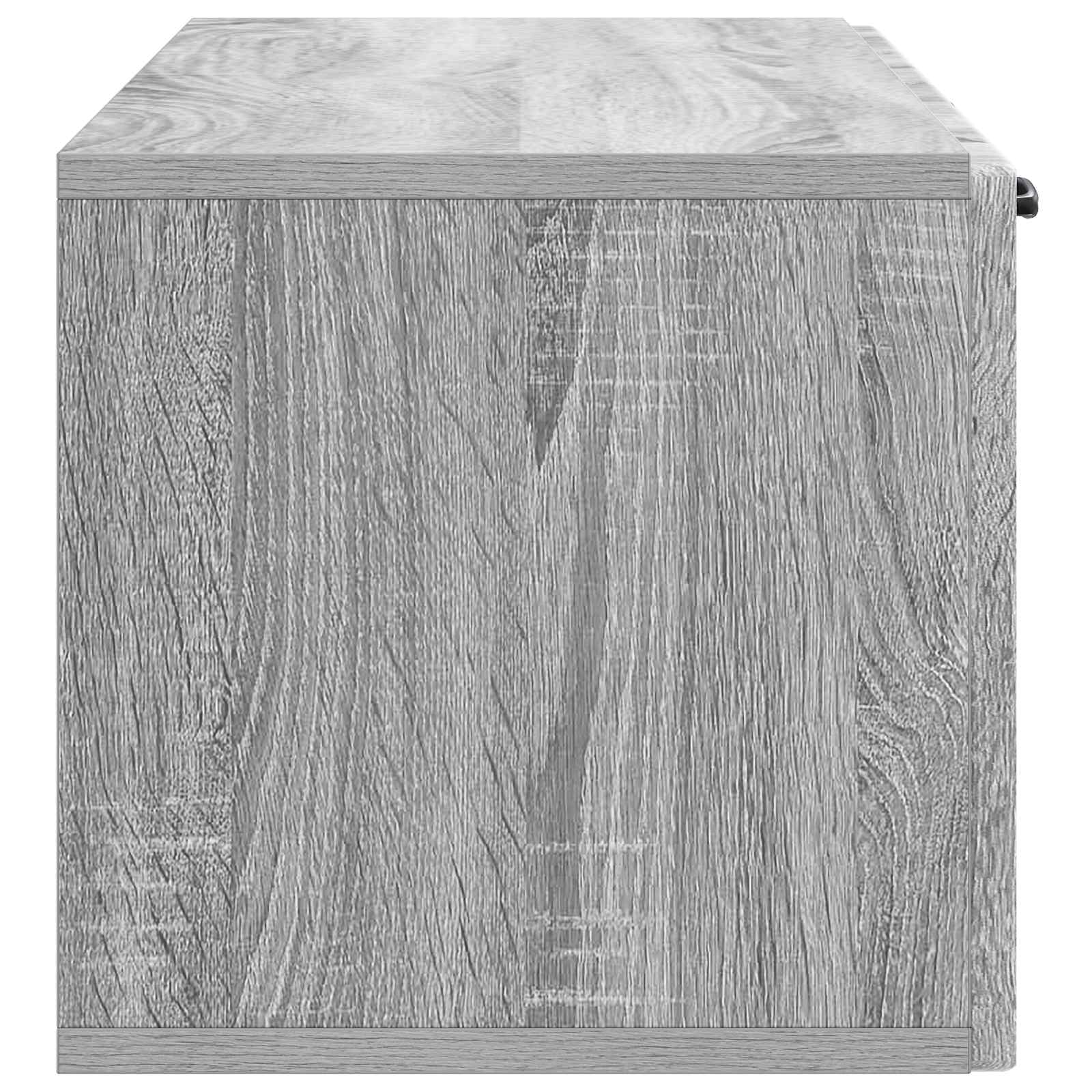 Meuble TV mural Sonoma gris 98 x 31 x 30 cm Bois d'ingénierie - XIOS