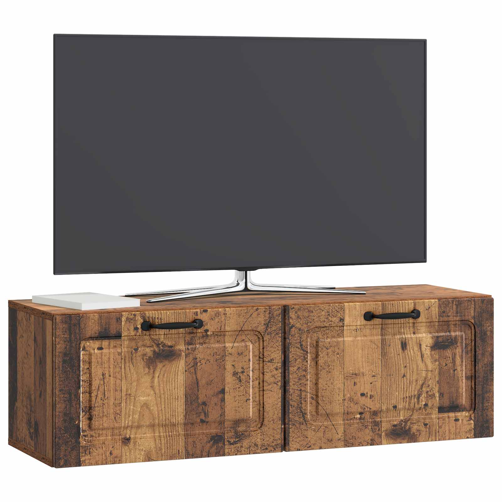 Meuble TV mural Bois ancien 98 x 31 x 30 cm Bois d'ingénierie - XIOS