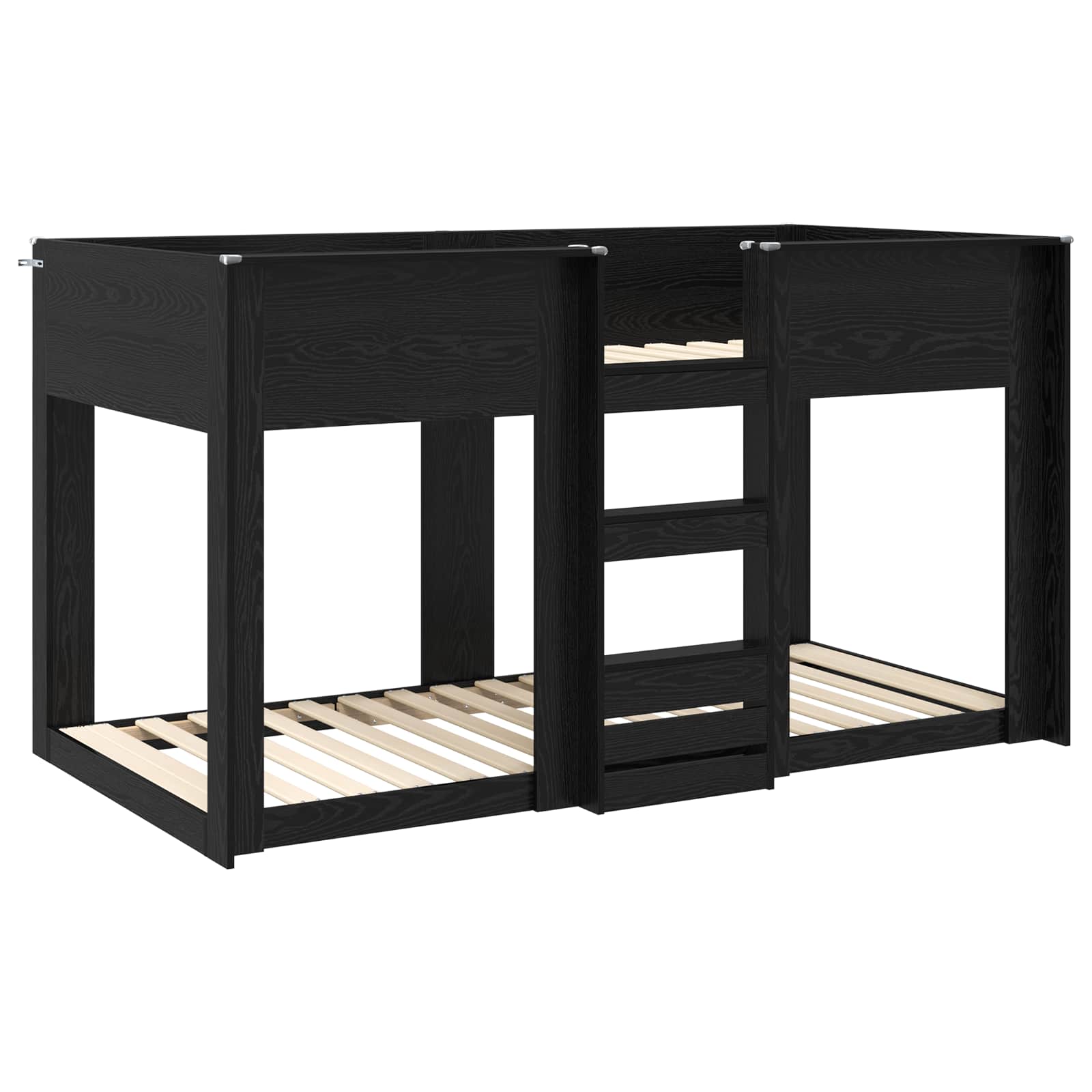 Lit Superposé pour Enfants Chêne noir 100 x 200 cm - XIOS