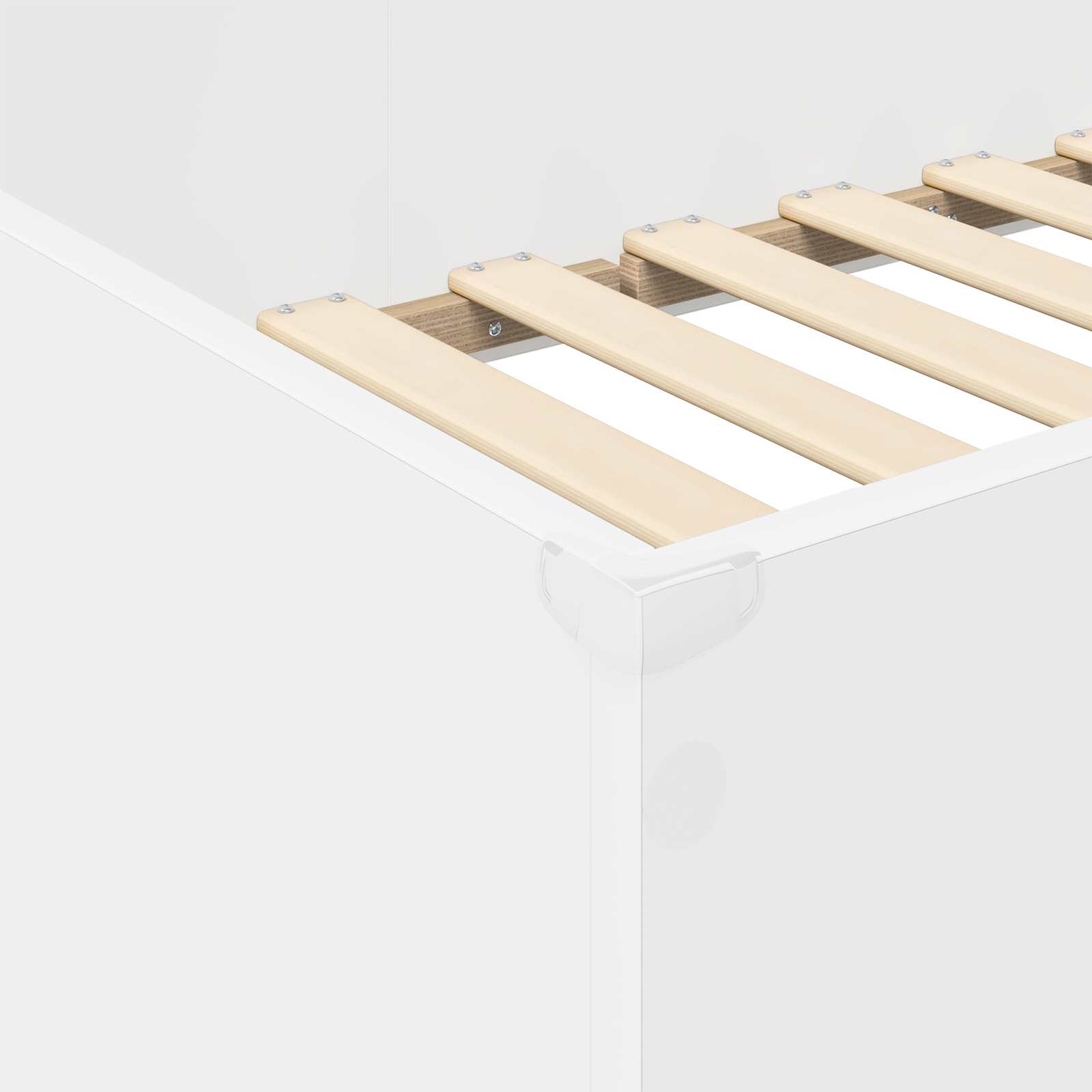 Cadre de lit superposé avec bureau Blanc 80 x 200 cm - XIOS