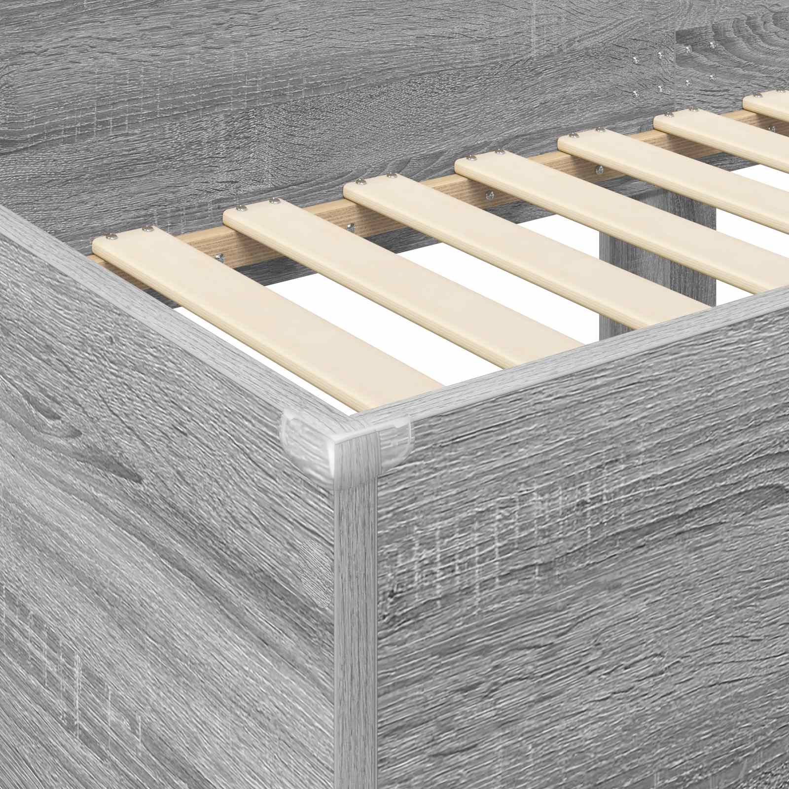 Lit Superposé pour Enfants avec matelas Gris Sonoma 90 x 200 cm - XIOS