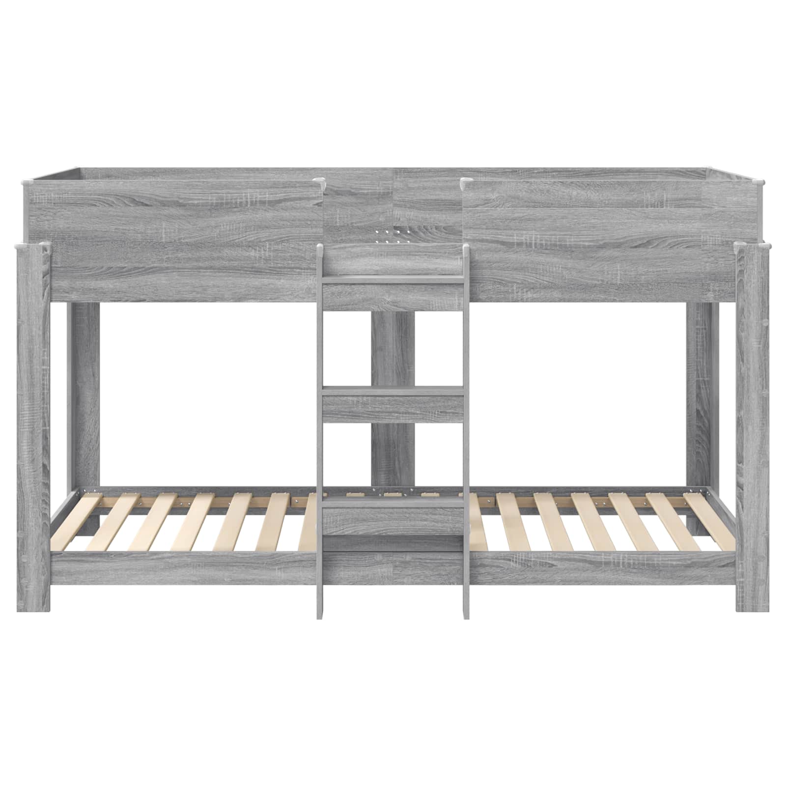 Lit Superposé pour Enfants avec matelas Gris Sonoma 90 x 200 cm - XIOS