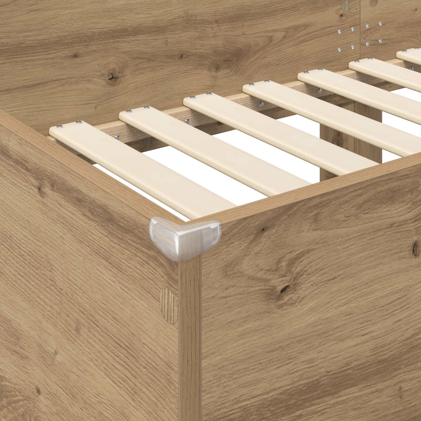 Lit Superposé pour Enfants Chêne artisanal 80 x 190 cm - XIOS