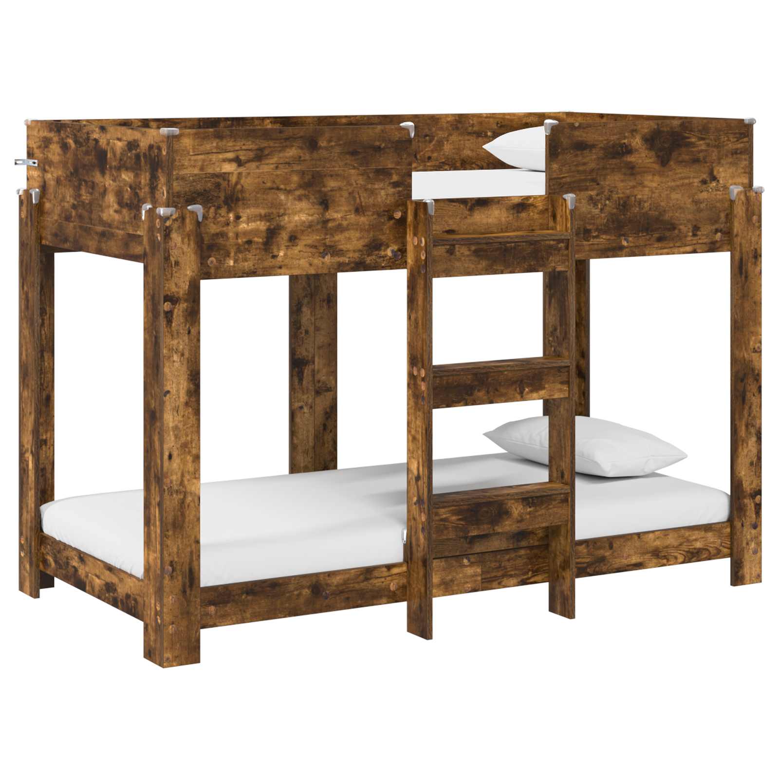Lit Superposé pour Enfants Chêne fumé 80 x 160 cm - XIOS