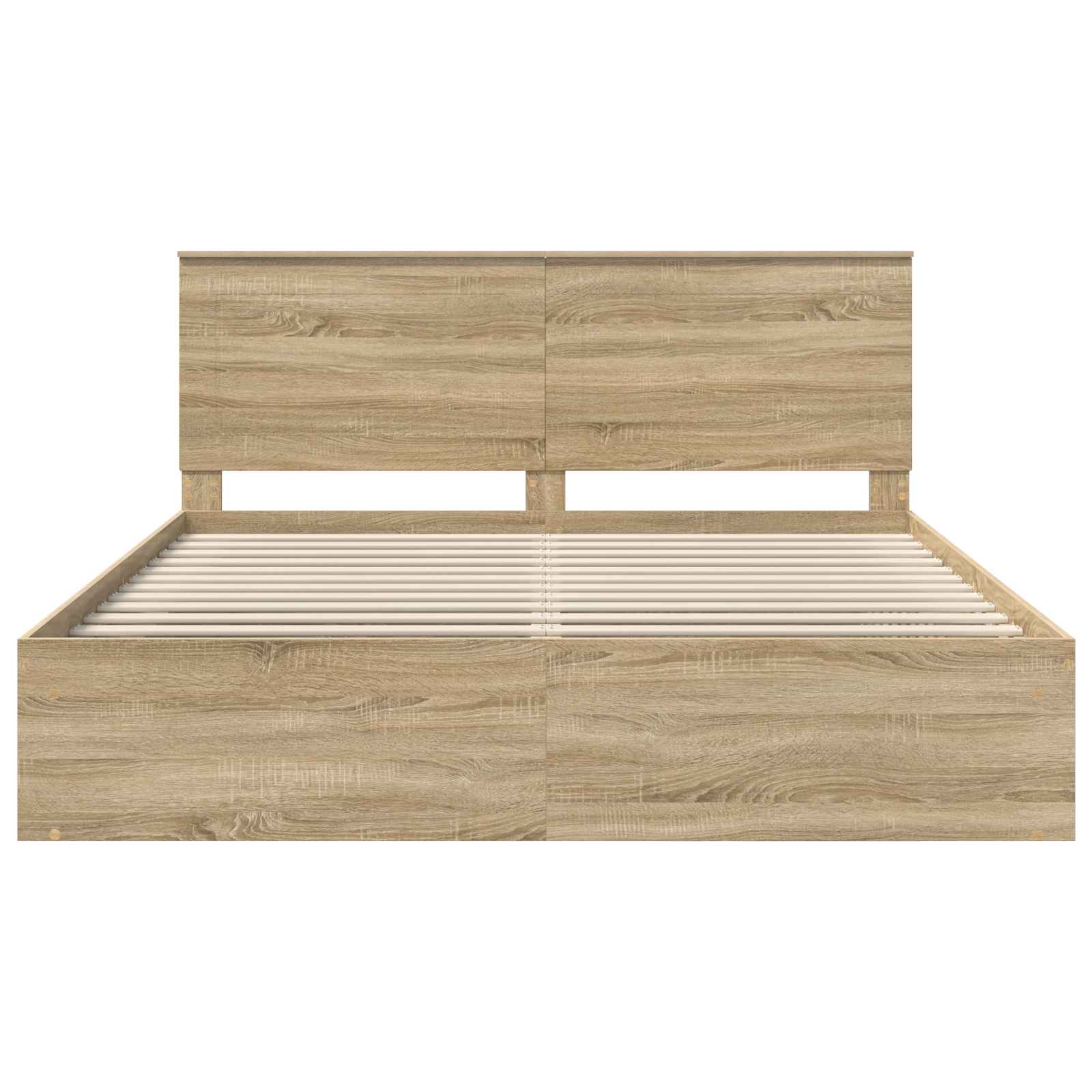 Cadre de lit avec tête de lit Sonoma 200 x 200 cm Pin massif - XIOS