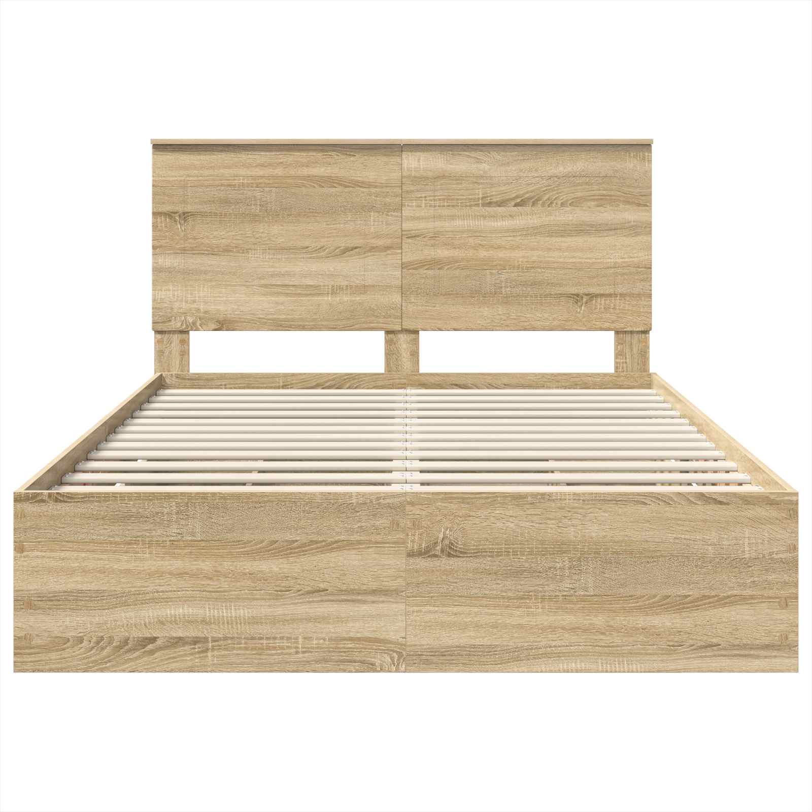 Cadre de lit Chêne Sonoma 160 x 200 cm Bois Ingénierie - XIOS