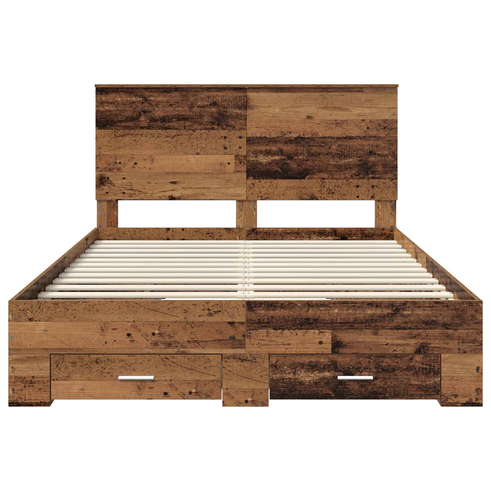 Cadre de lit Bois ancien 140 x 190 cm Bois d'ingénierie - XIOS