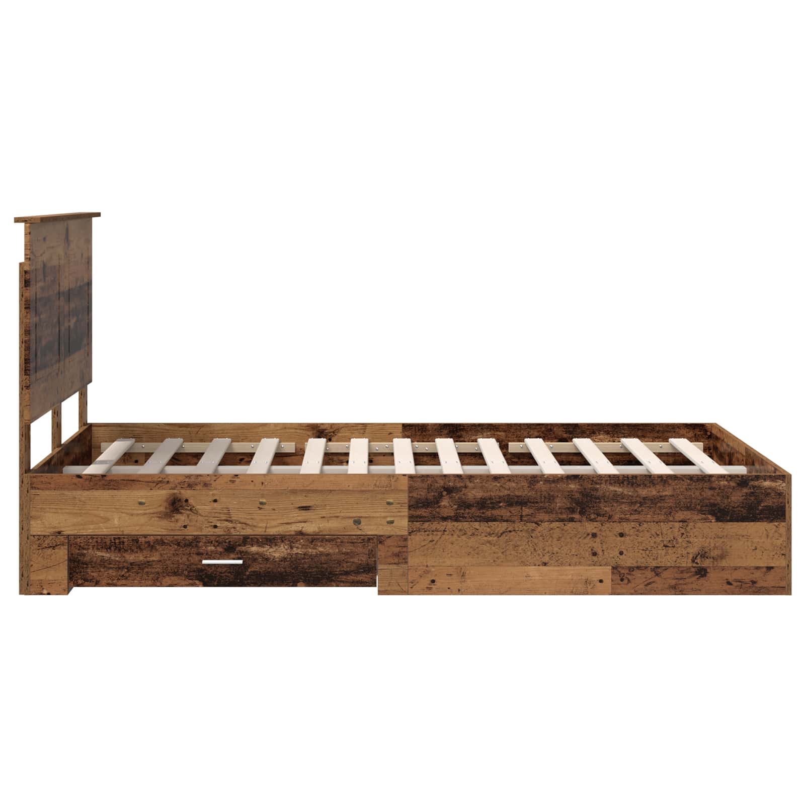 Cadre de lit Bois ancien 120 x 190 cm Bois d'ingénierie - XIOS