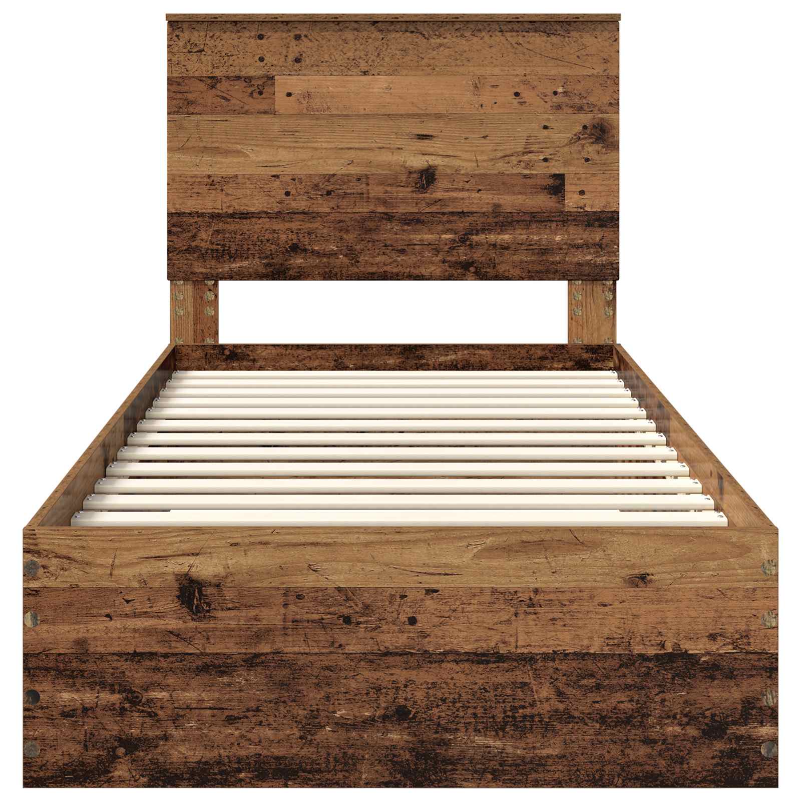 Cadre de lit Bois ancien 90 x 200 cm Bois d'ingénierie - XIOS