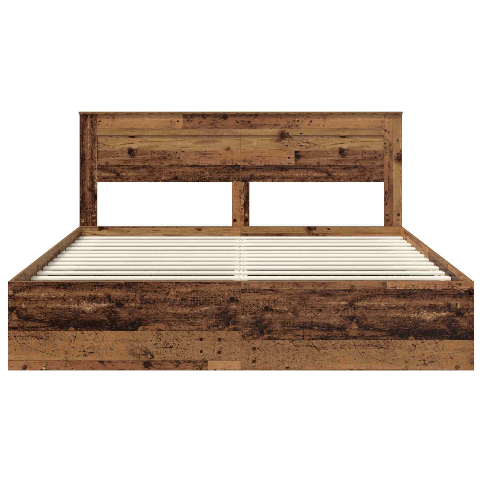 Cadre de lit Bois ancien 200 x 200 cm Pin massif - XIOS