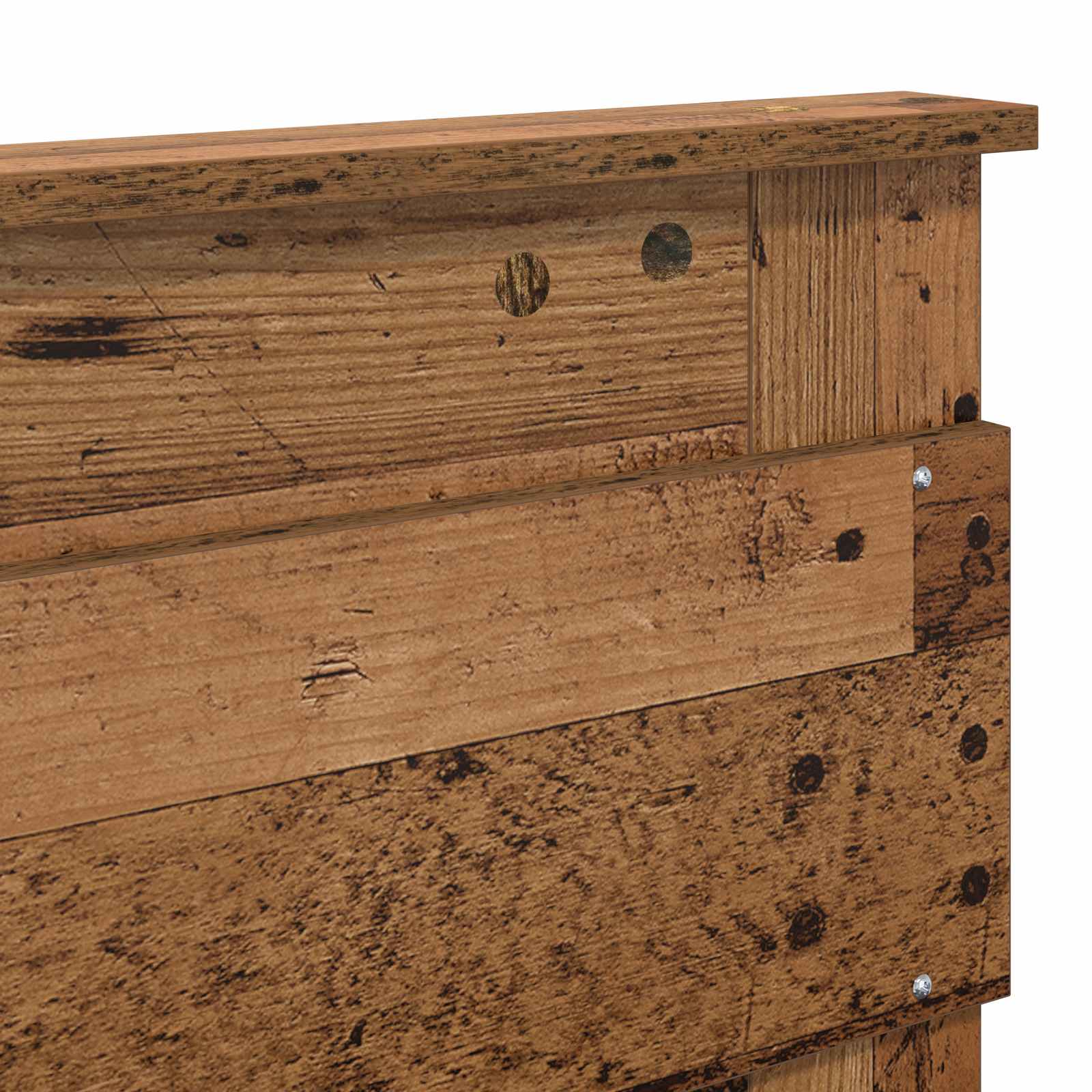 Cadre de lit Bois ancien 120 x 190 cm Pin massif - XIOS