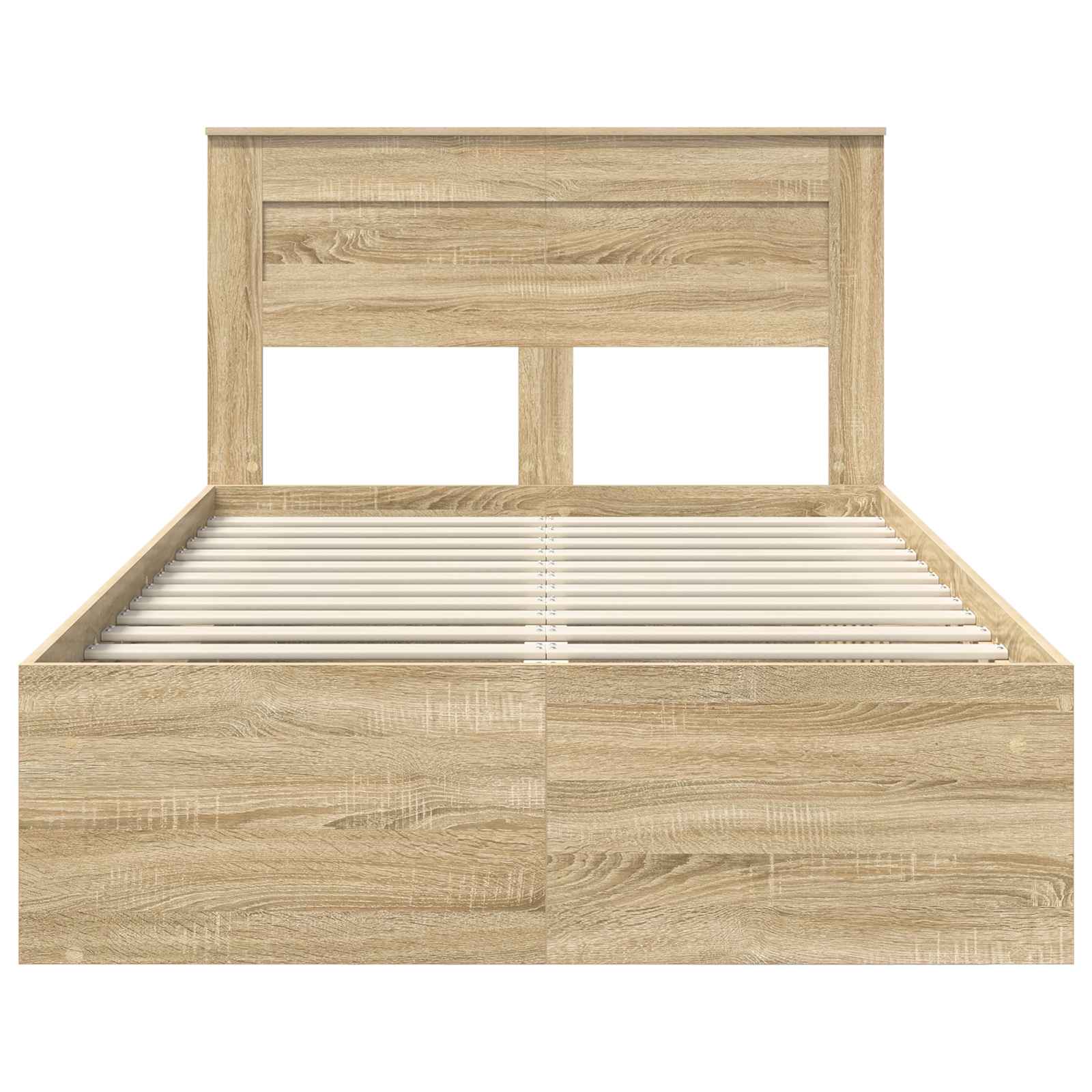 Cadre de lit avec tête de lit Sonoma 120 x 200 cm Pin massif - XIOS