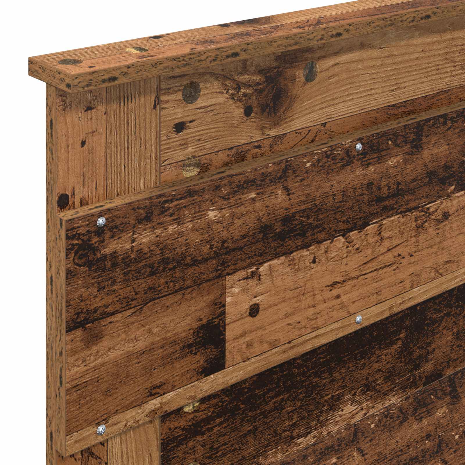 Cadre de lit Bois ancien 90 x 200 cm Pin massif - XIOS