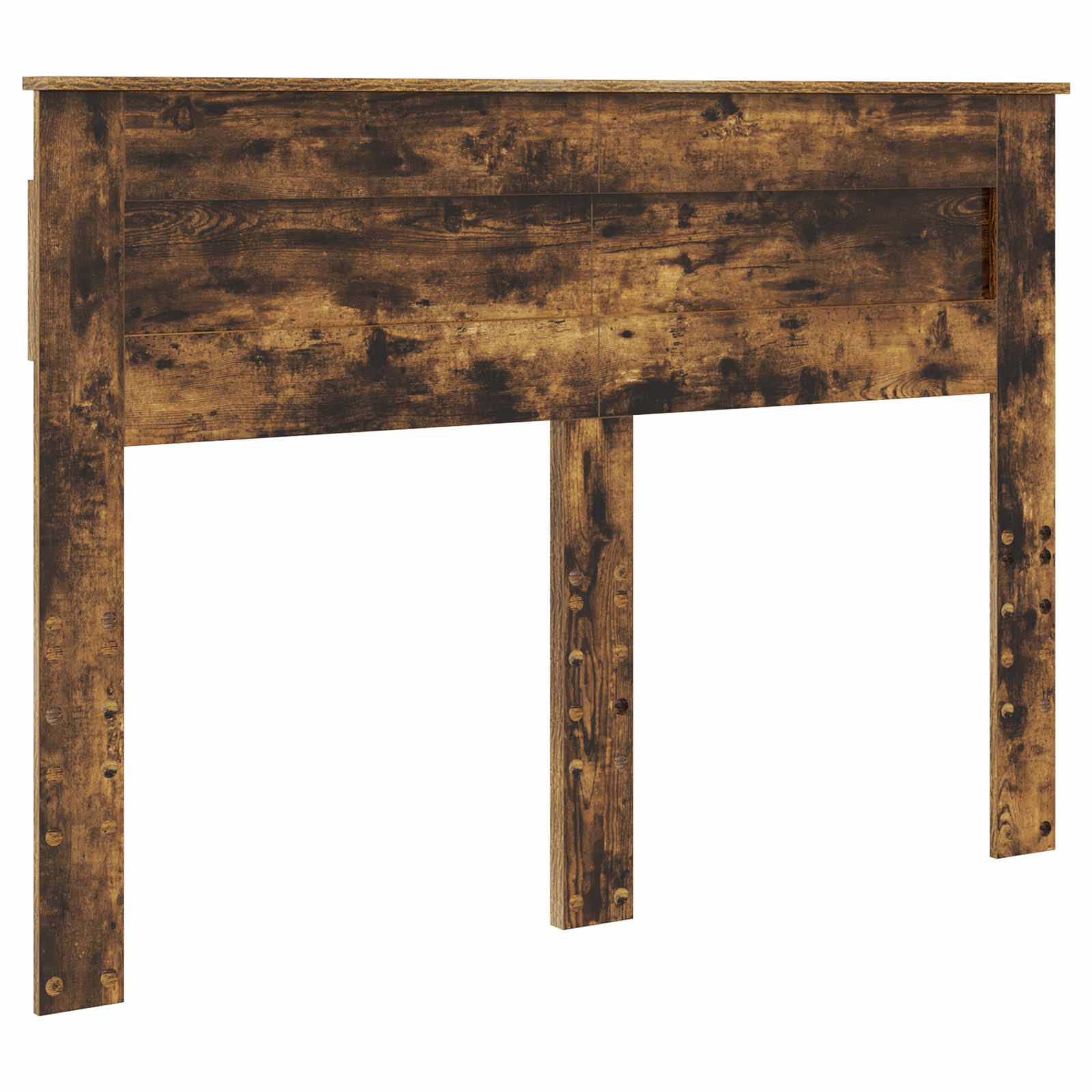 Lit de Rangement Chêne fumé 160 x 200 cm Bois d'ingénierie - XIOS