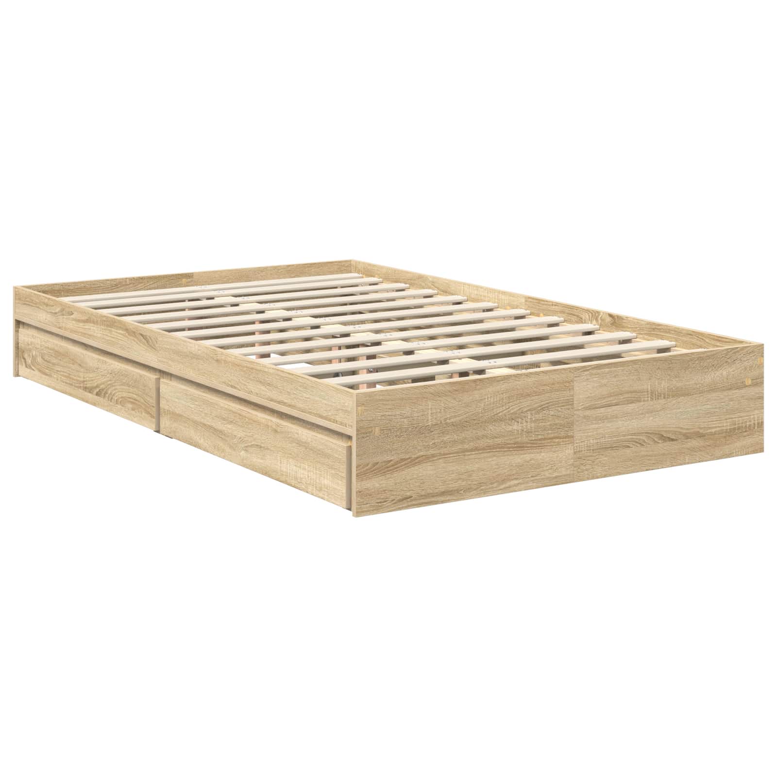 Cadre de lit Chêne Sonoma 100 x 200 cm Bois d'ingénierie - XIOS