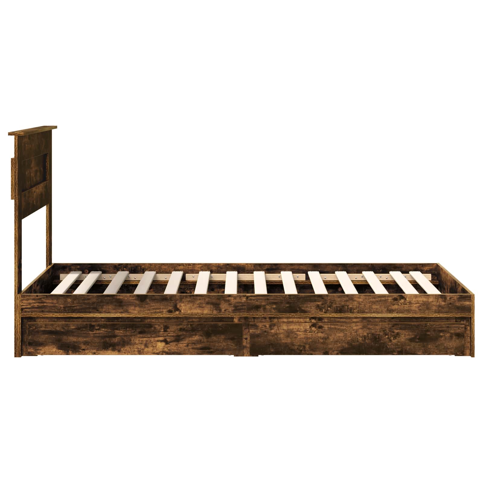 Cadre de lit Chêne fumé 90 x 190 cm Bois d'ingénierie - XIOS
