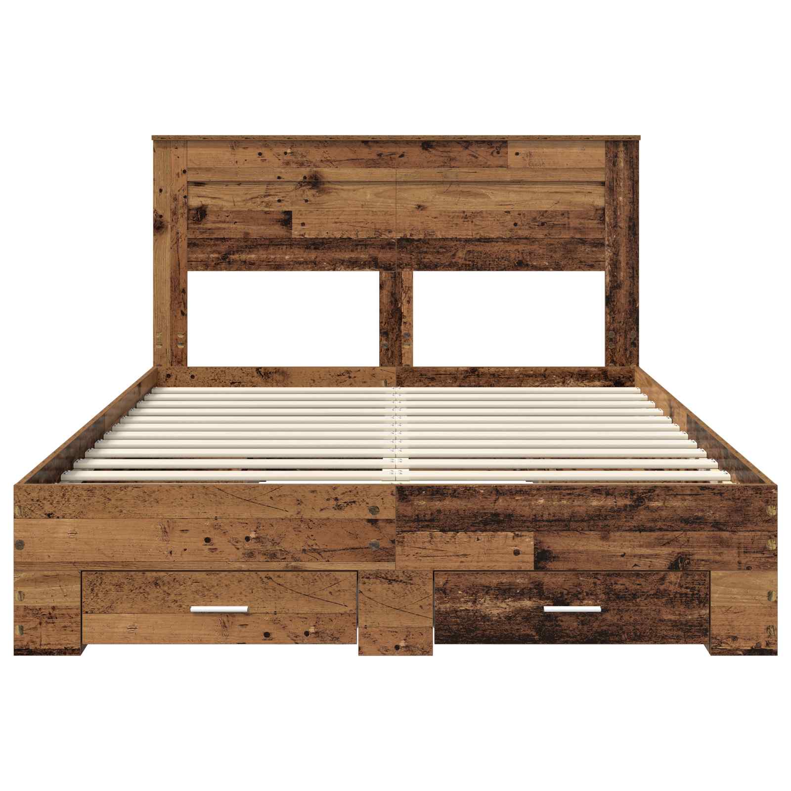 Cadre de lit Bois ancien 140 x 190 cm Bois d'ingénierie - XIOS