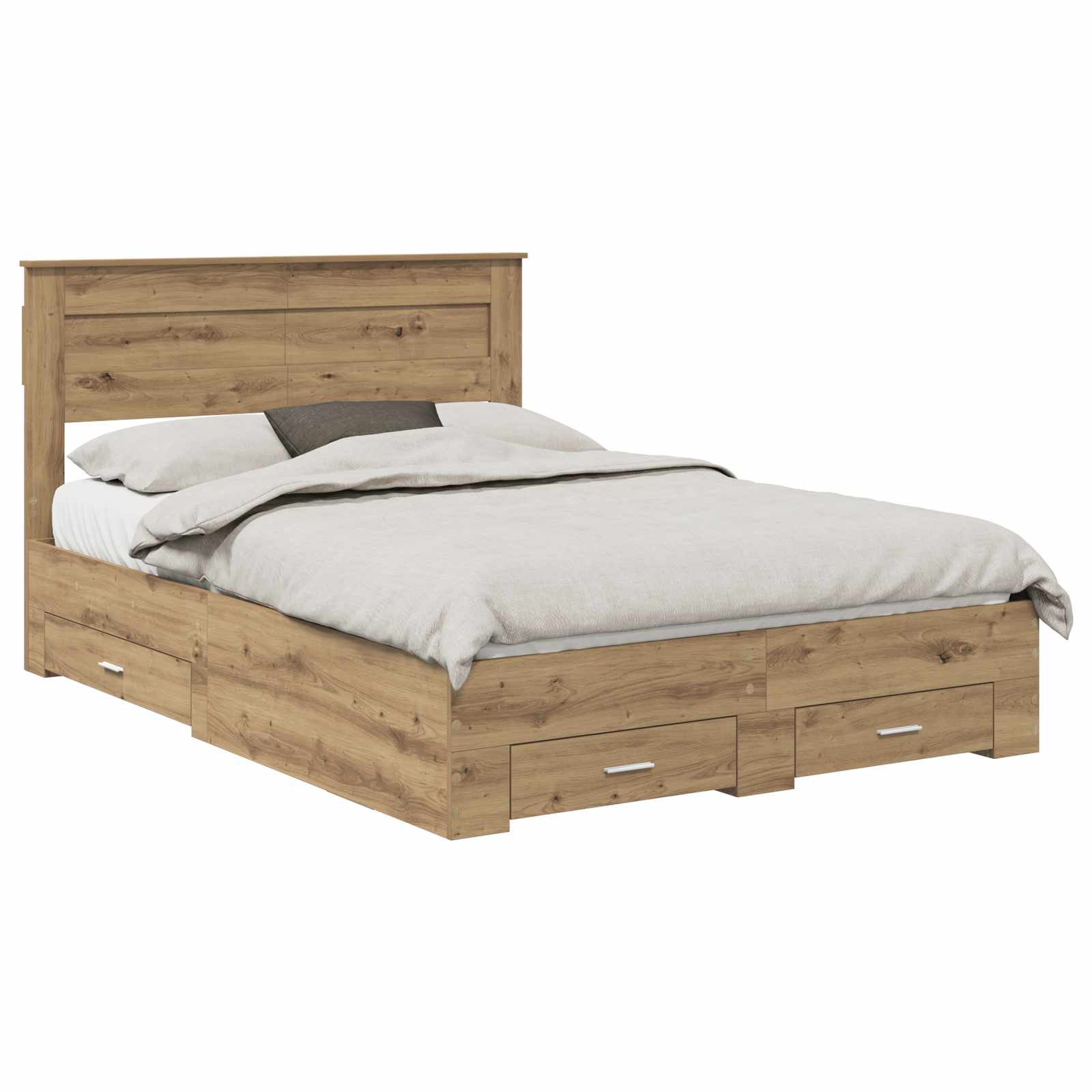 Cadre de lit avec tiroir avec tête de lit Bois d'ingénierie - XIOS