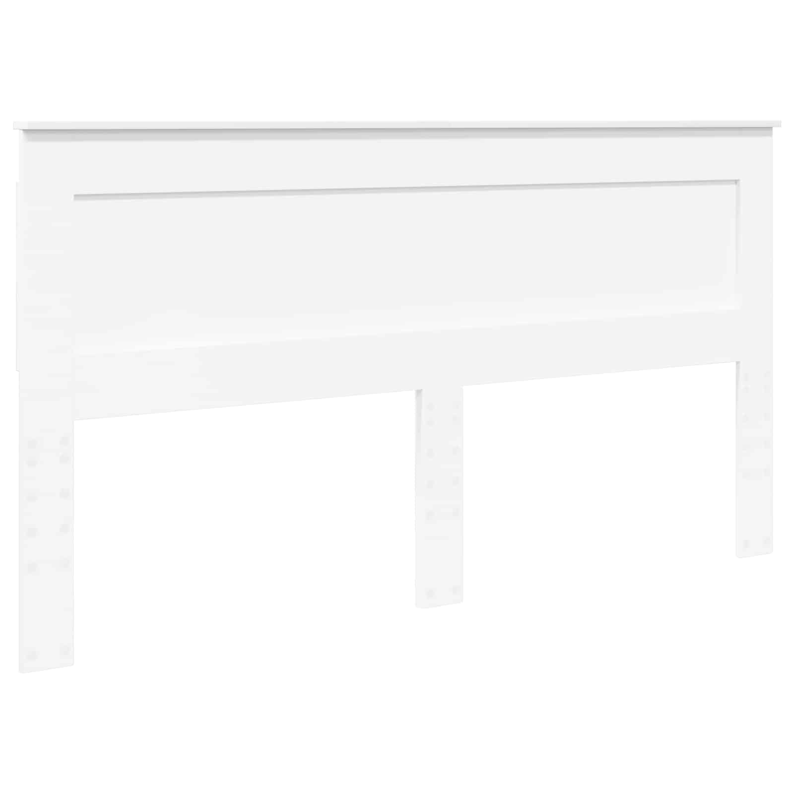 Cadre de lit avec tête de lit Blanc 180 x 200 cm Pin massif - XIOS