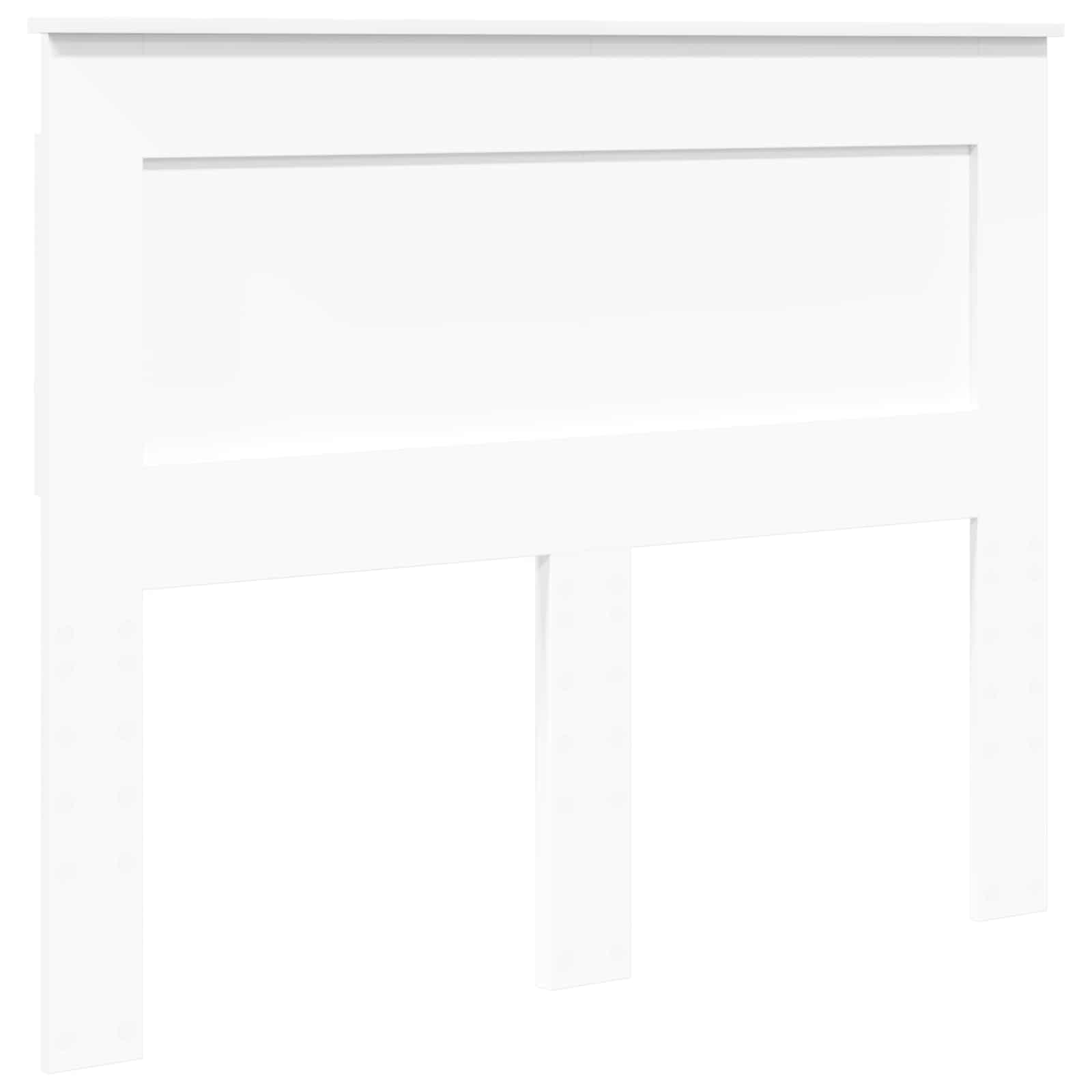 Cadre de lit avec tête de lit Blanc 135 x 190 cm Pin massif - XIOS