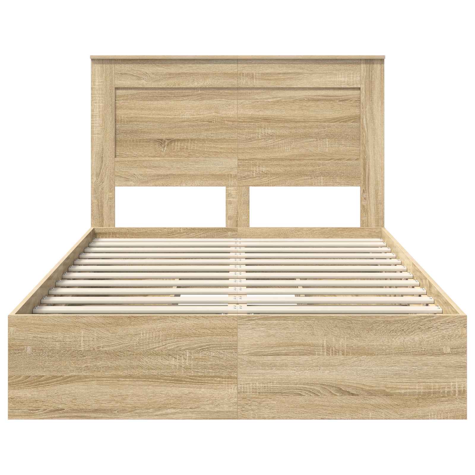 Lit de Rangement Chêne Sonoma 135 x 190 cm Bois d'ingénierie - XIOS