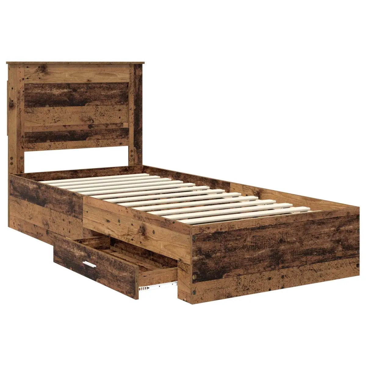 Cadre de lit Bois ancien 100 x 200 cm Bois d’ingénierie - XIOS